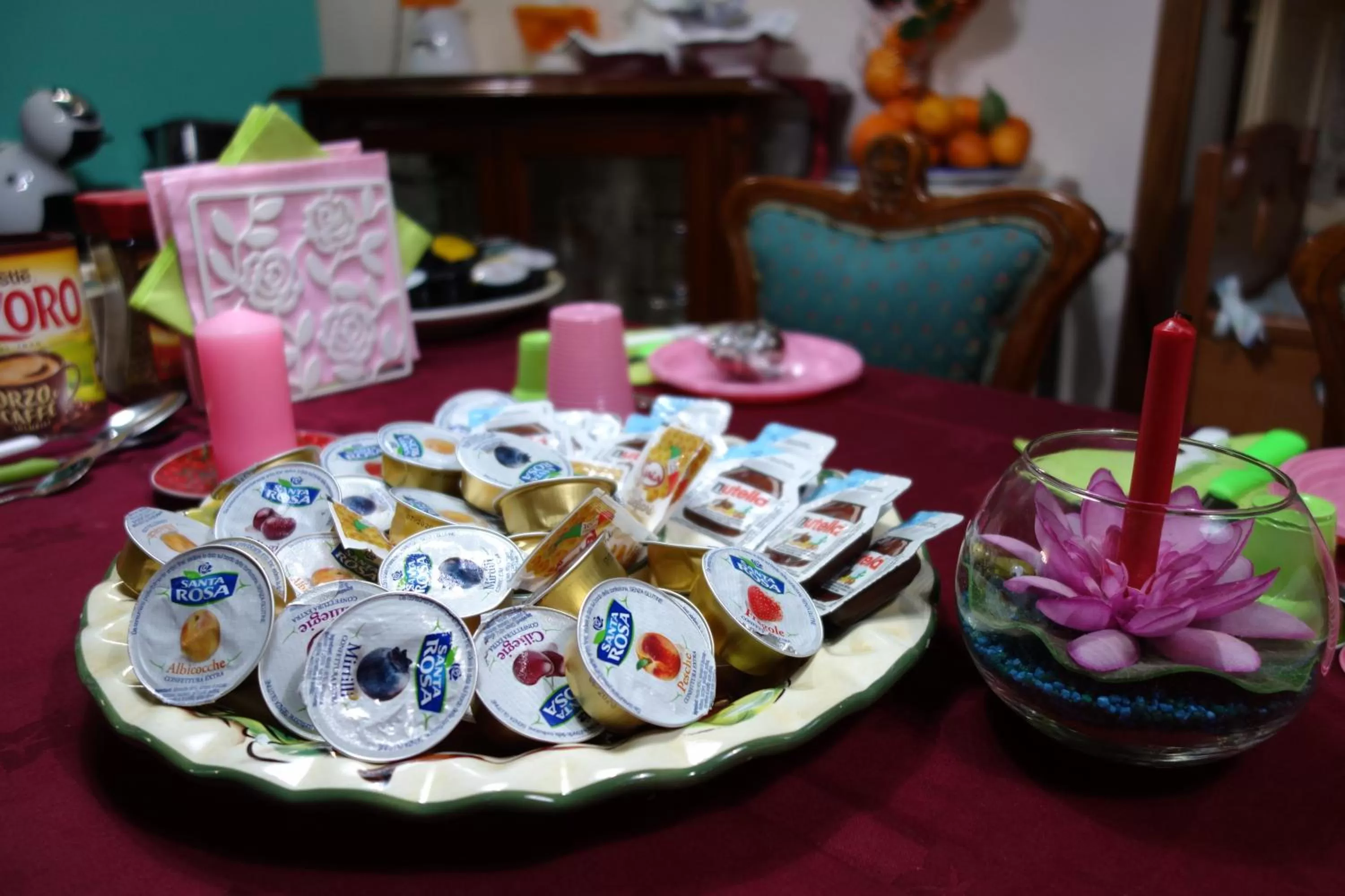 Food close-up in Vittorio Emanuele Rooms di Prinzi