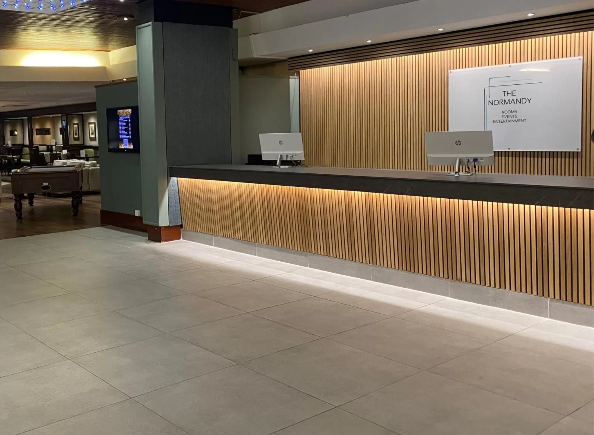 Lobby or reception in Normandy Hotel (Near Glasgow Airport)