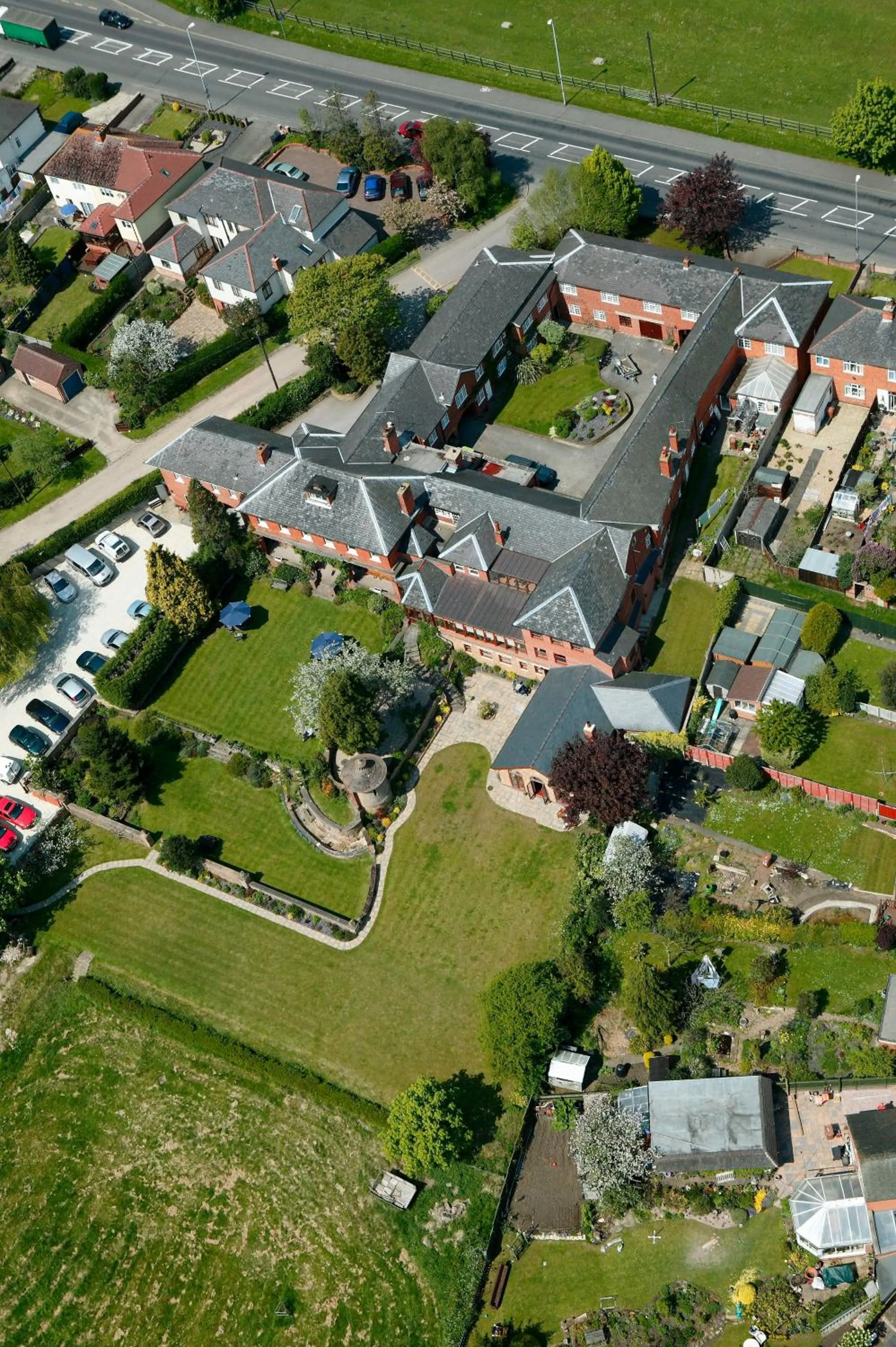 Bird's eye view in Best Western Sysonby Knoll Hotel