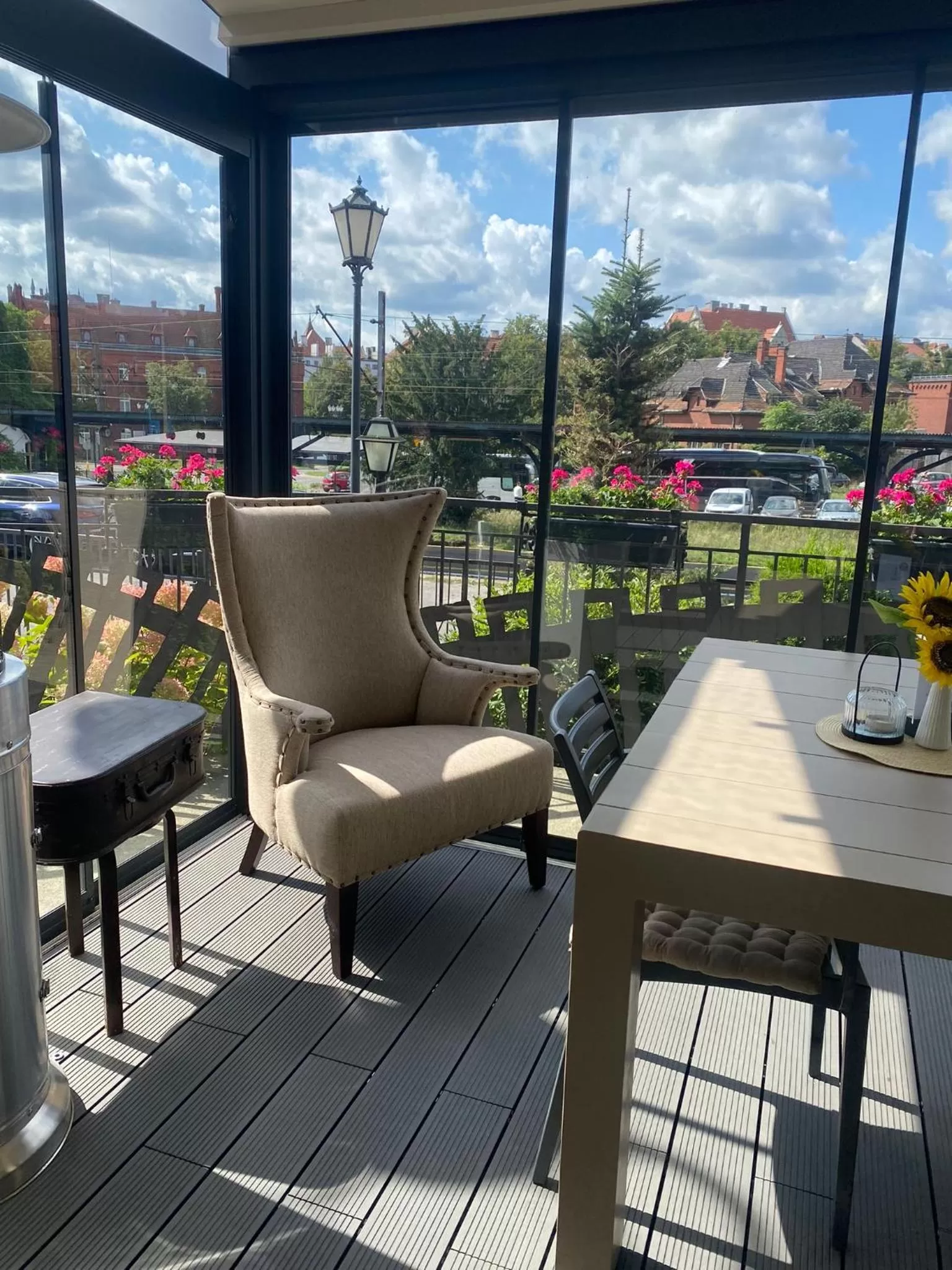 Balcony/Terrace in Hotel Przystanek Torun