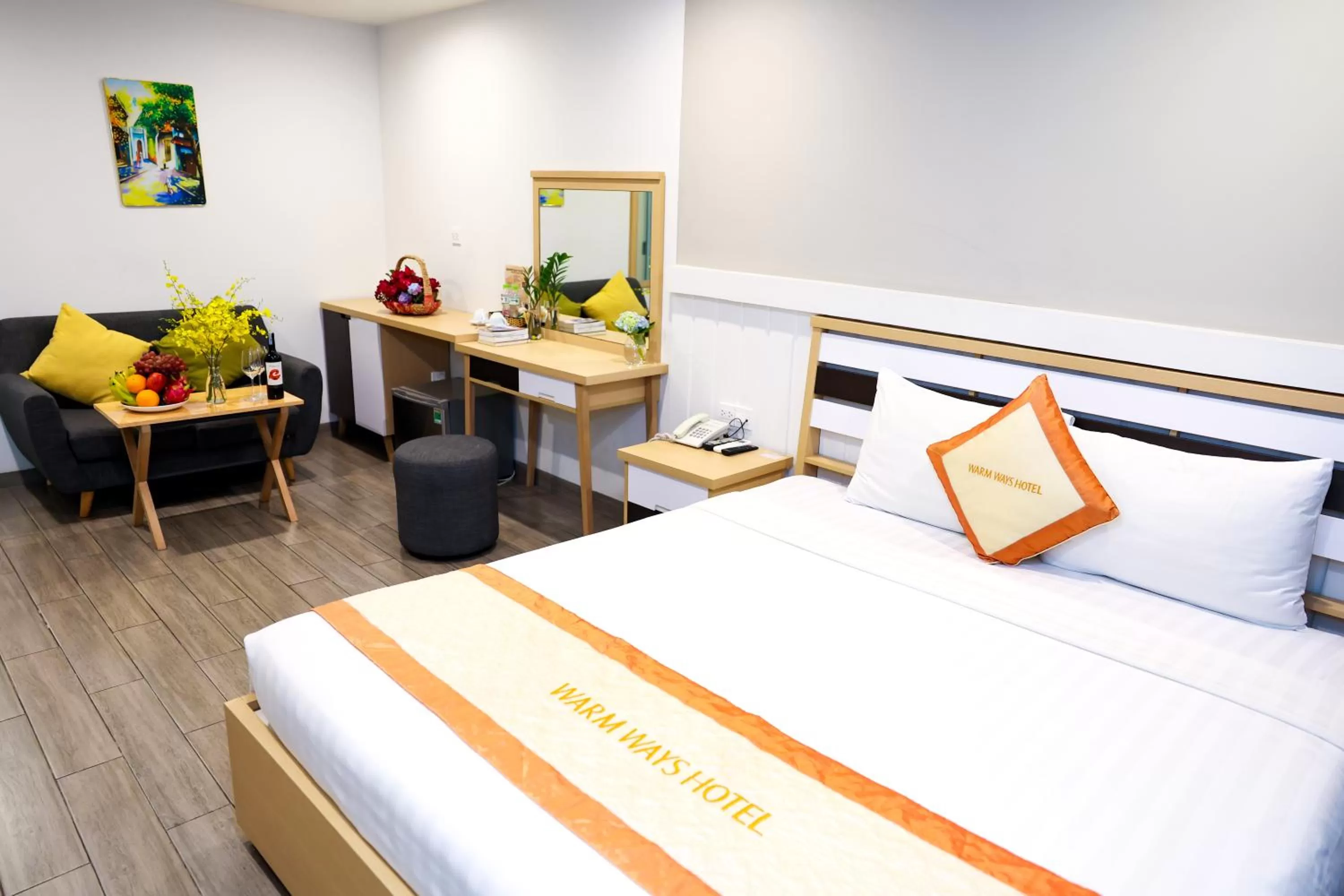 Bed in Warm Ways Hotel & Serviced Apartments