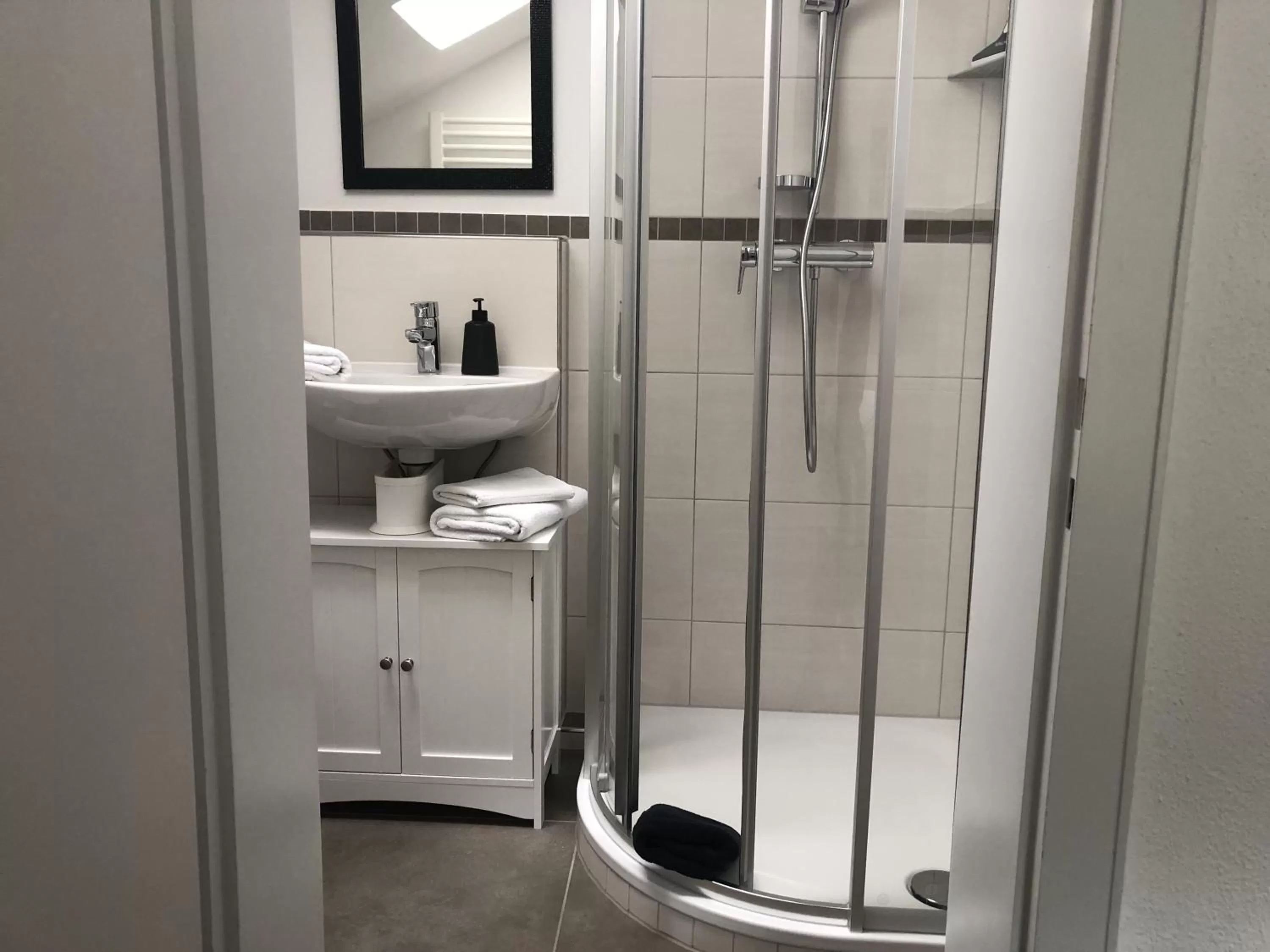 Bathroom in Pension und Ferienwohnung Frech