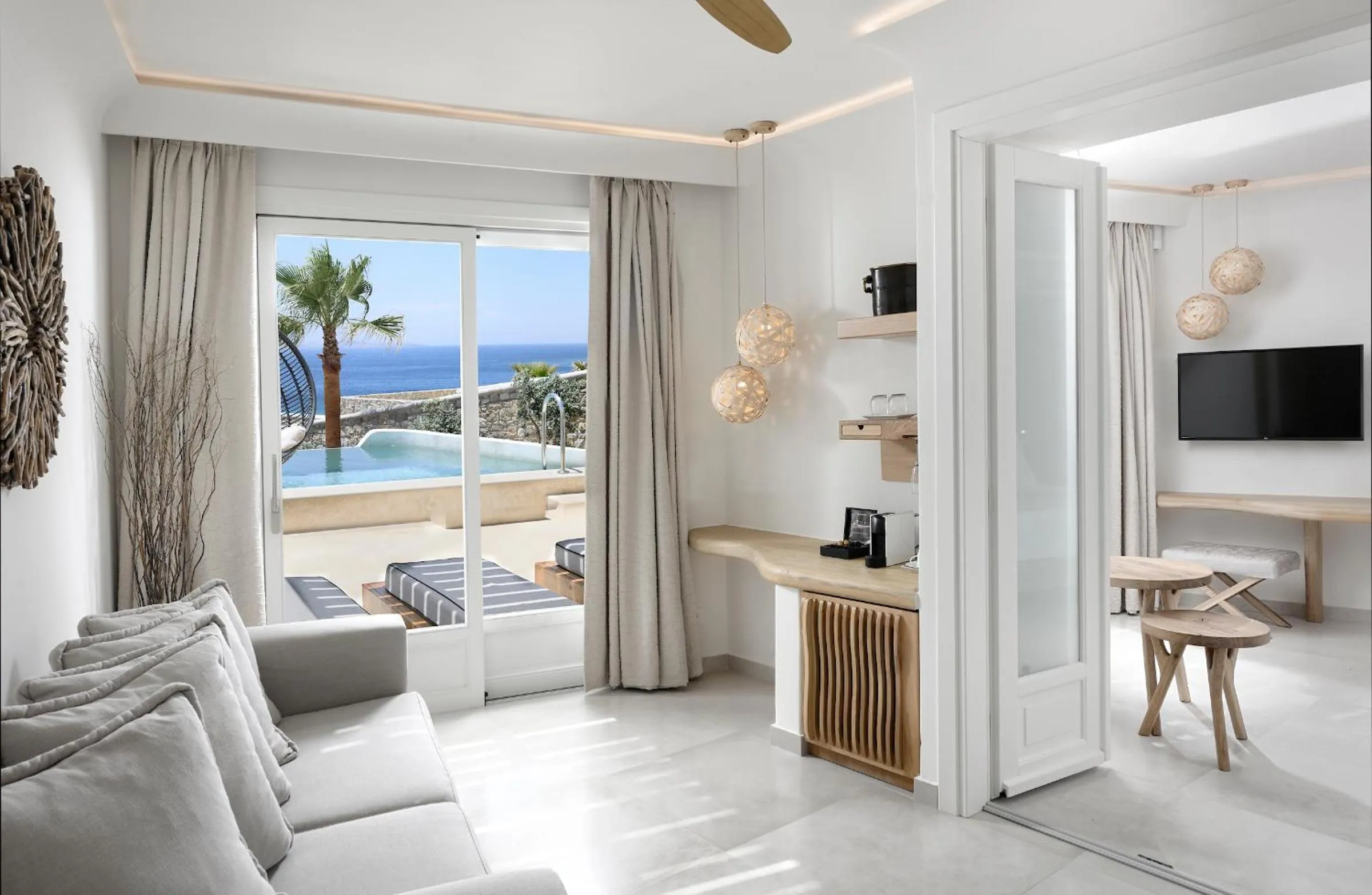 Seating area in Anax Resort and Spa