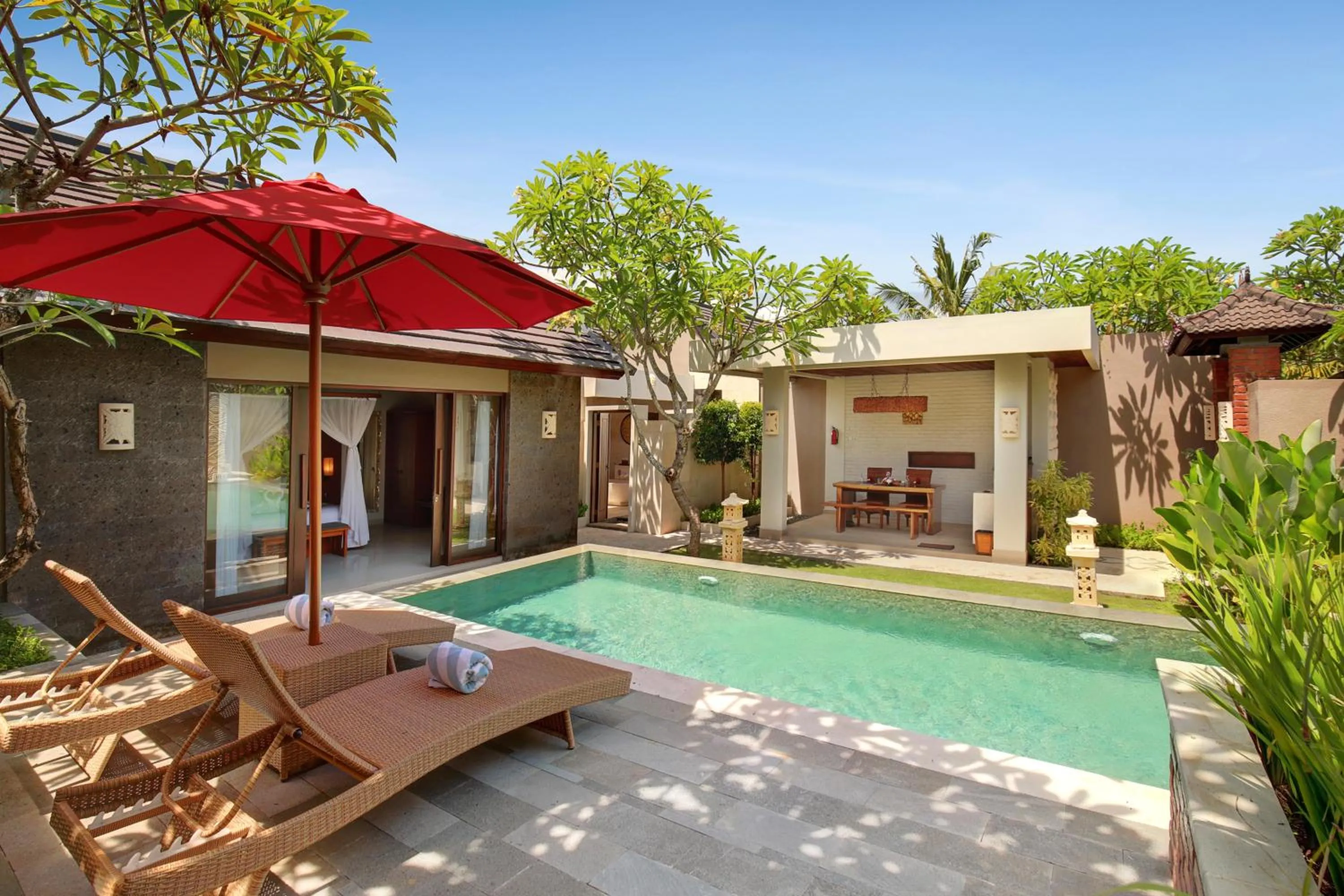 Swimming pool in Lumbini Luxury Villas and Spa