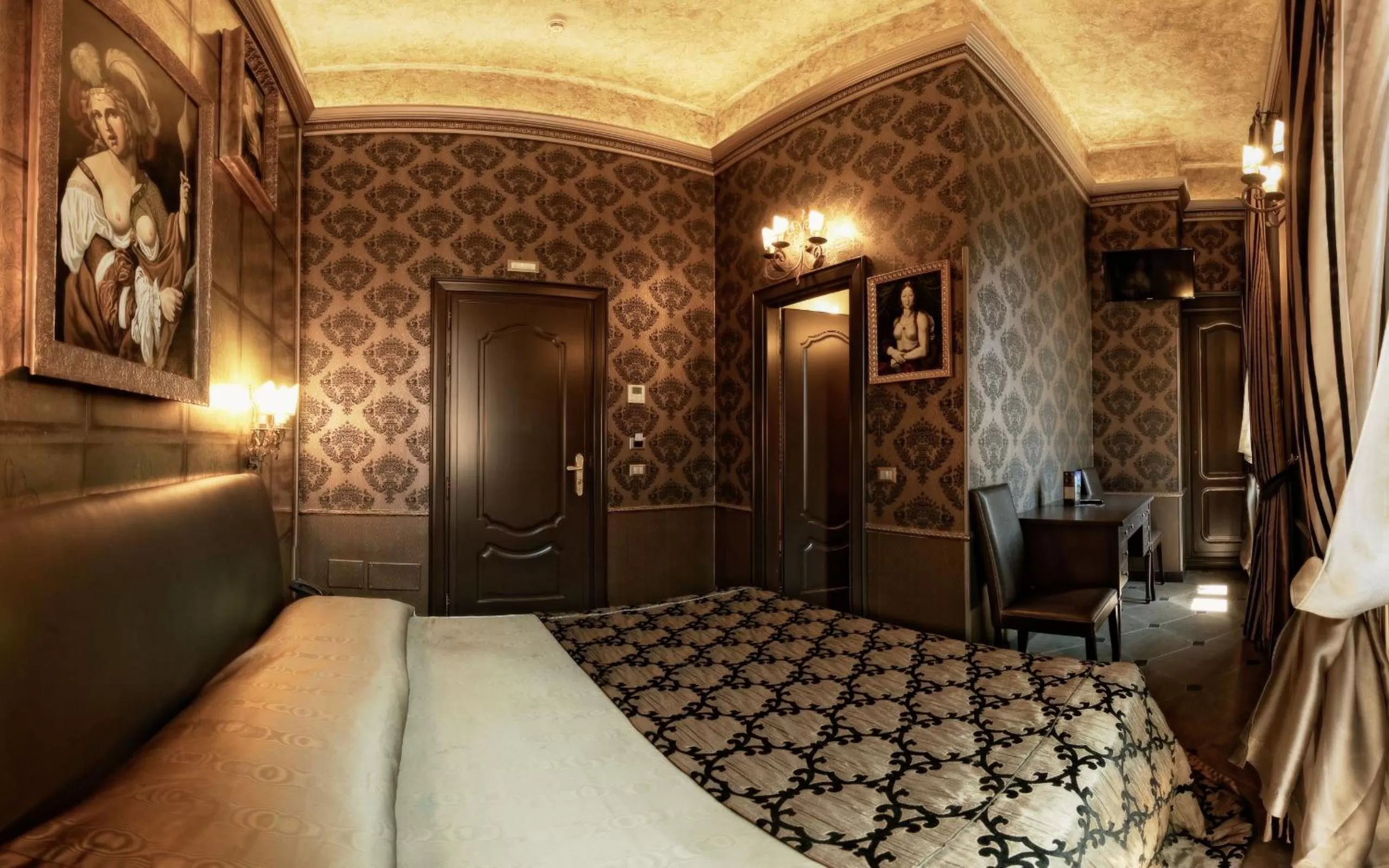 Bedroom, Bed in Antica Dimora Delle Cinque Lune