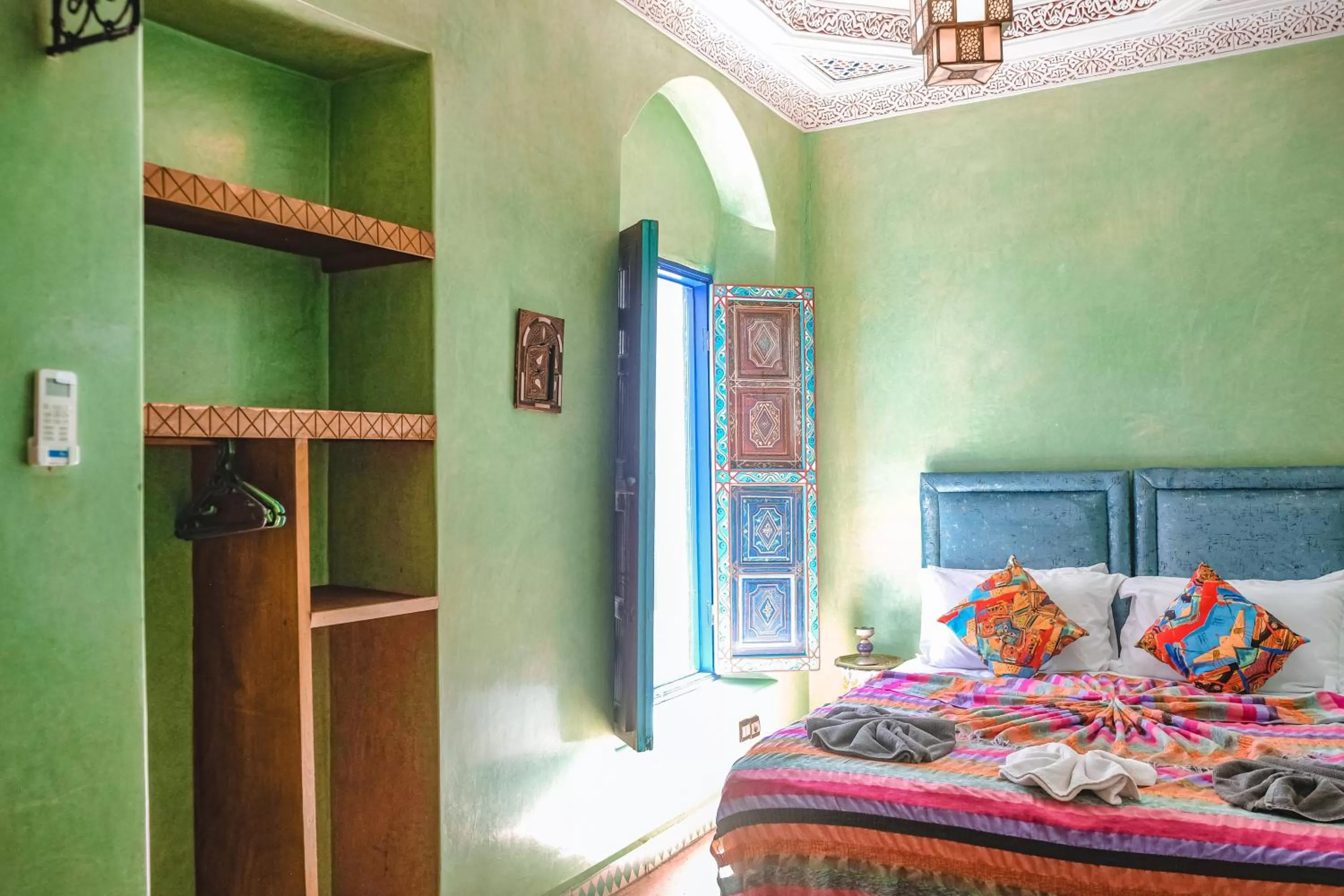 Bed in Héritage Lalla Aicha et SPA