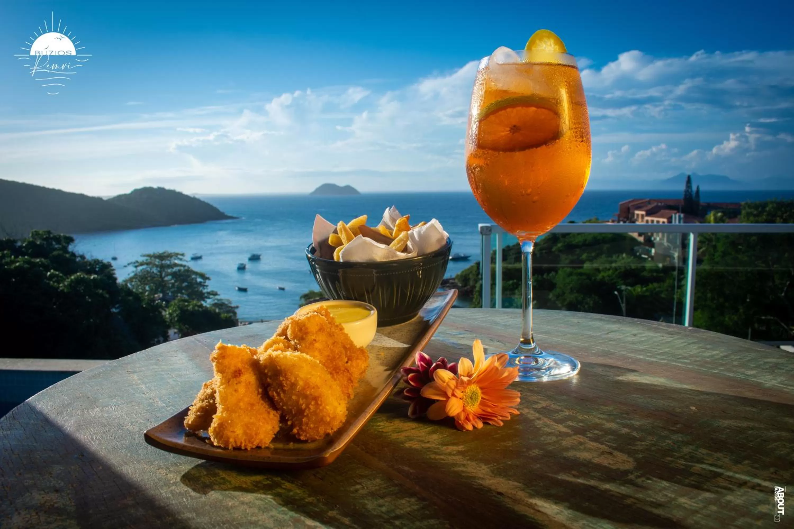 Food and drinks in Pousada Praia João Fernandes