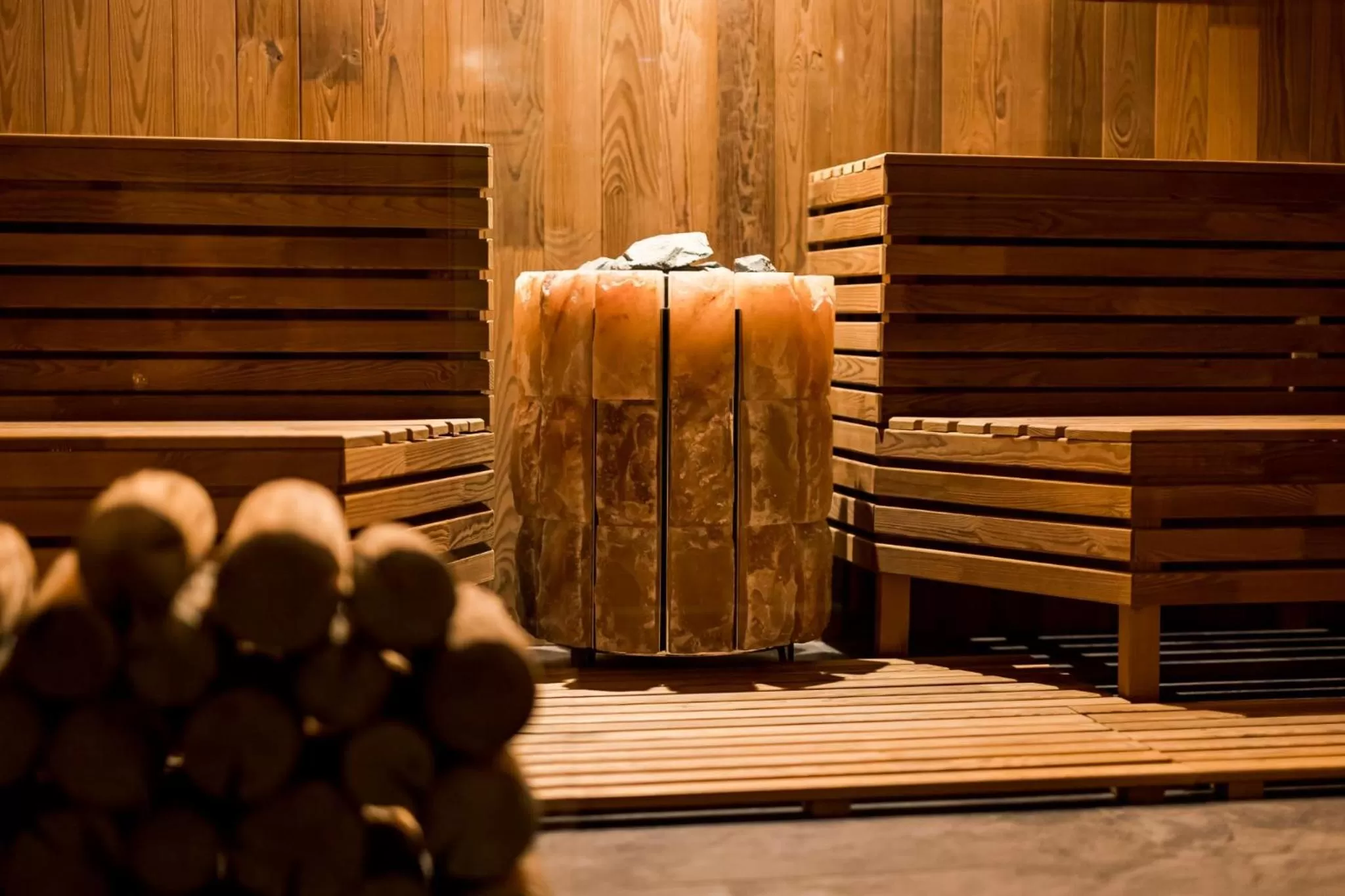 Sauna in Hermanns Hotel & Spa Sibiu