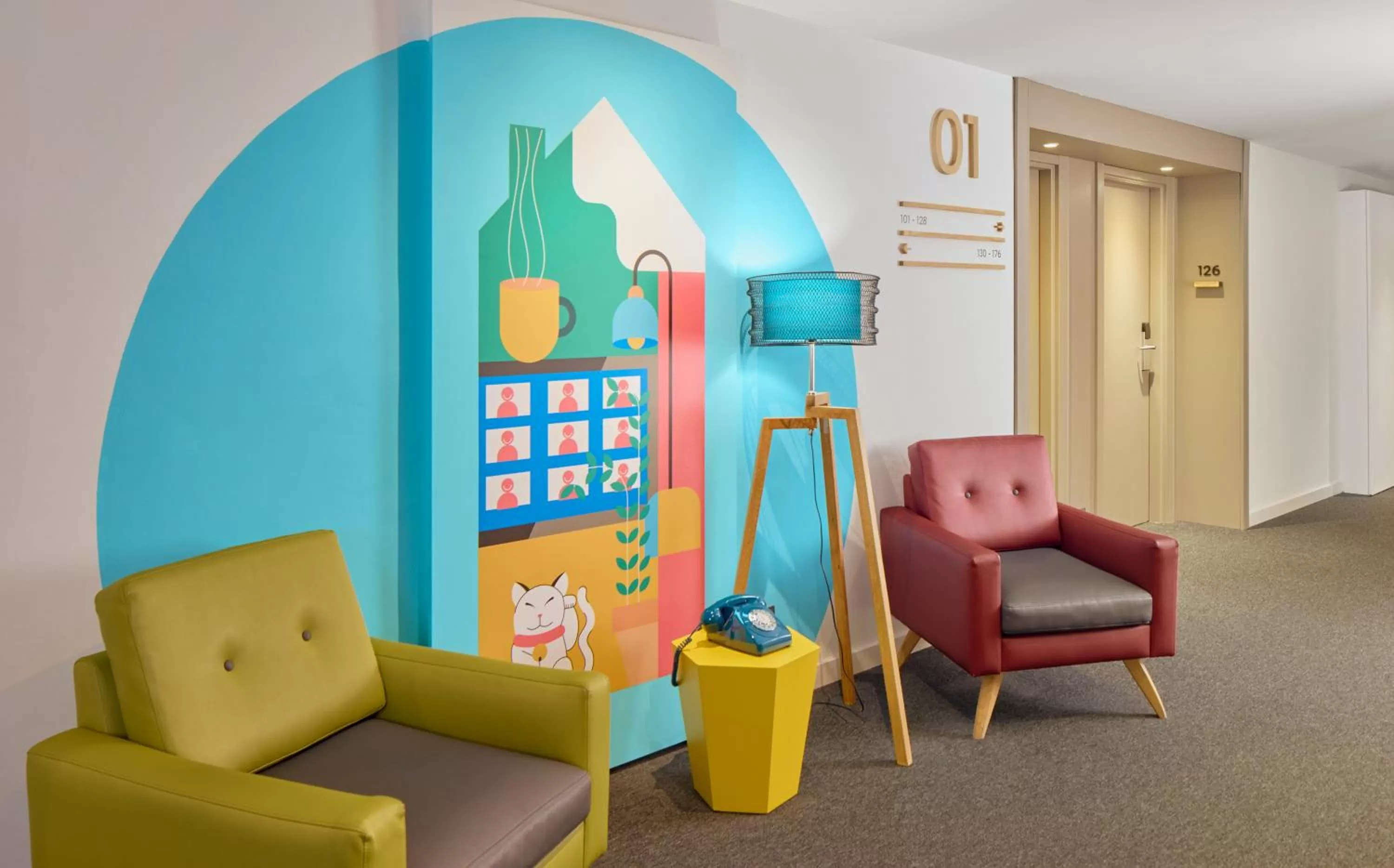 Seating area in INNSiDE by Meliá Barcelona Apolo