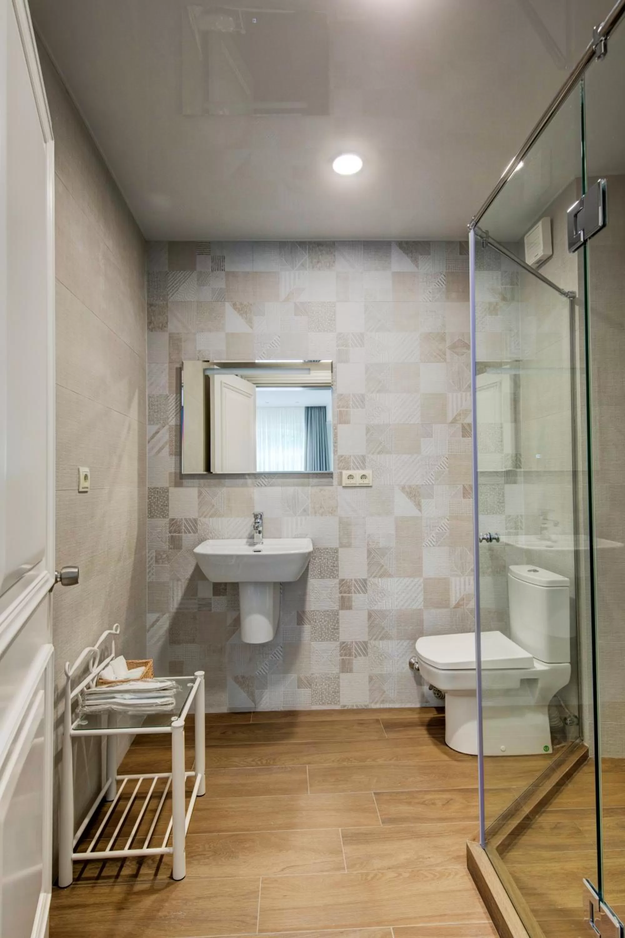Shower in Hotel Passport Tbilisi