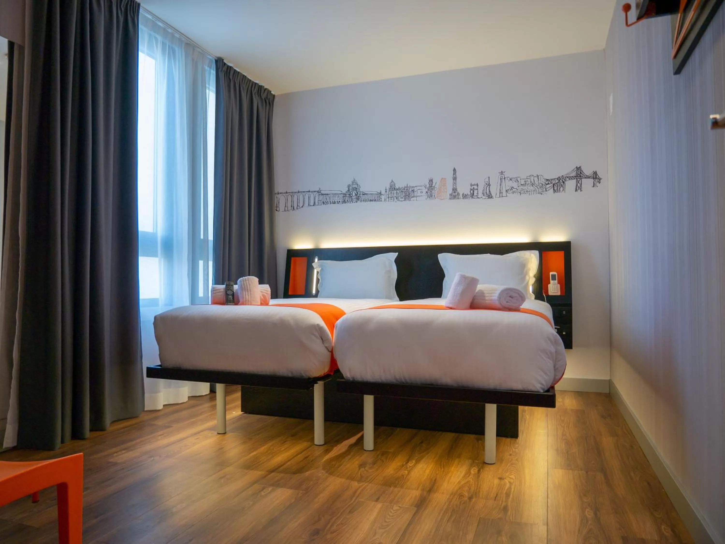 Bed in easyHotel Lisbon
