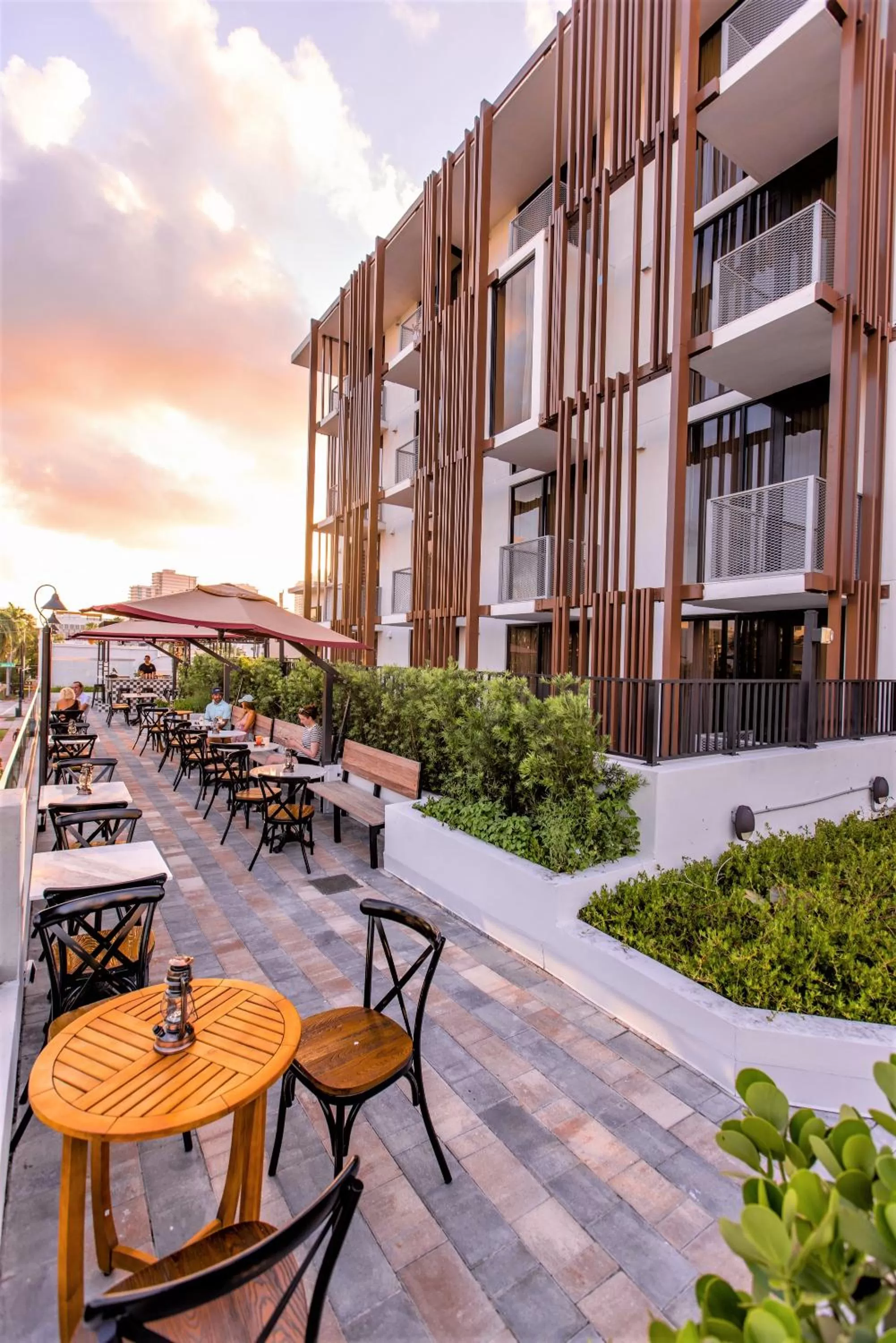 Patio in Upsun Hotel