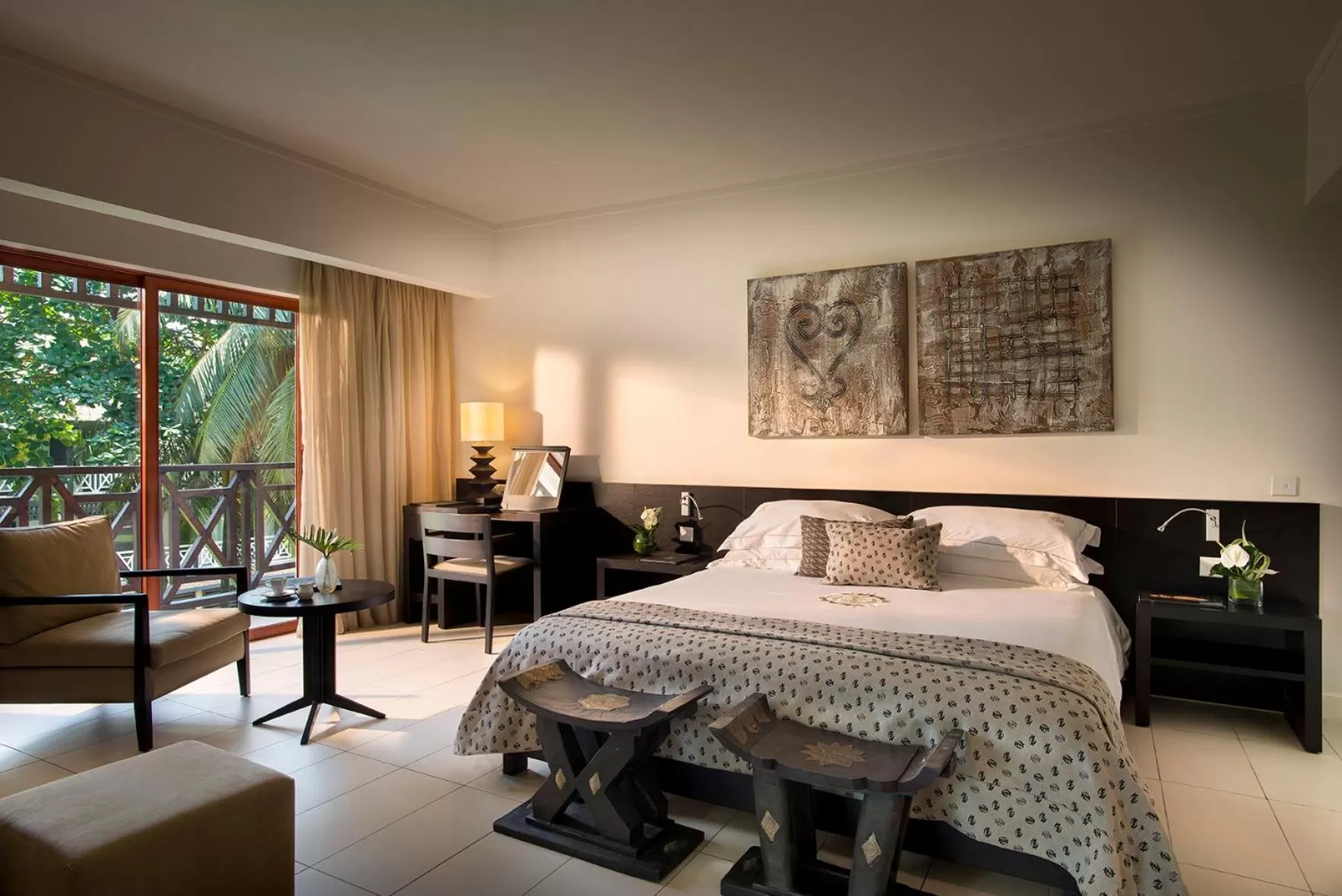 Bed in Labadi Beach Hotel