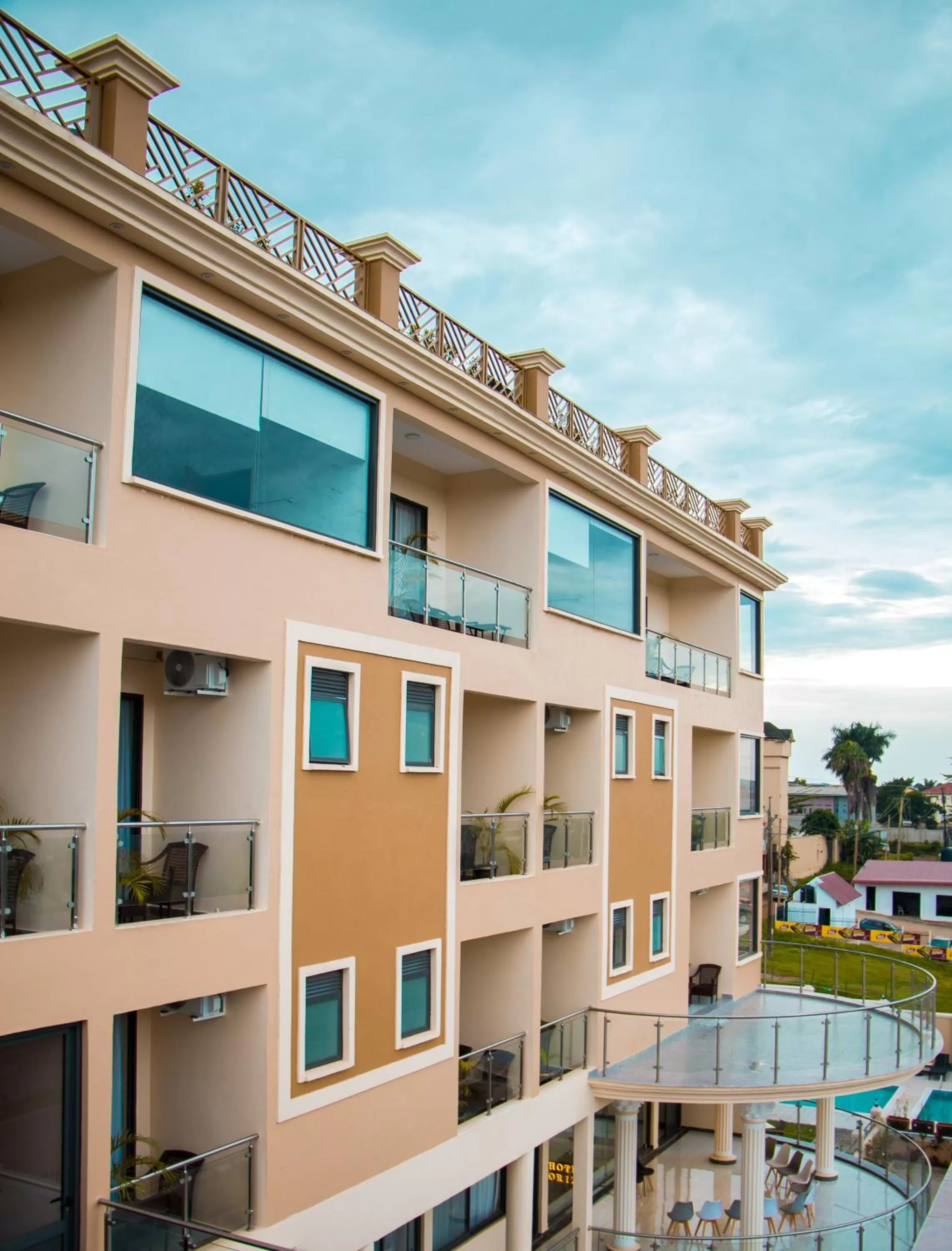 Property building in Hotel Horizon Entebbe