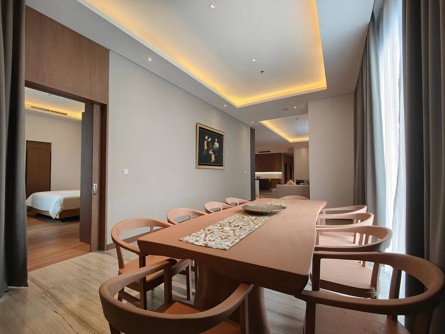 Living room, Bed in Ra Suites Simatupang