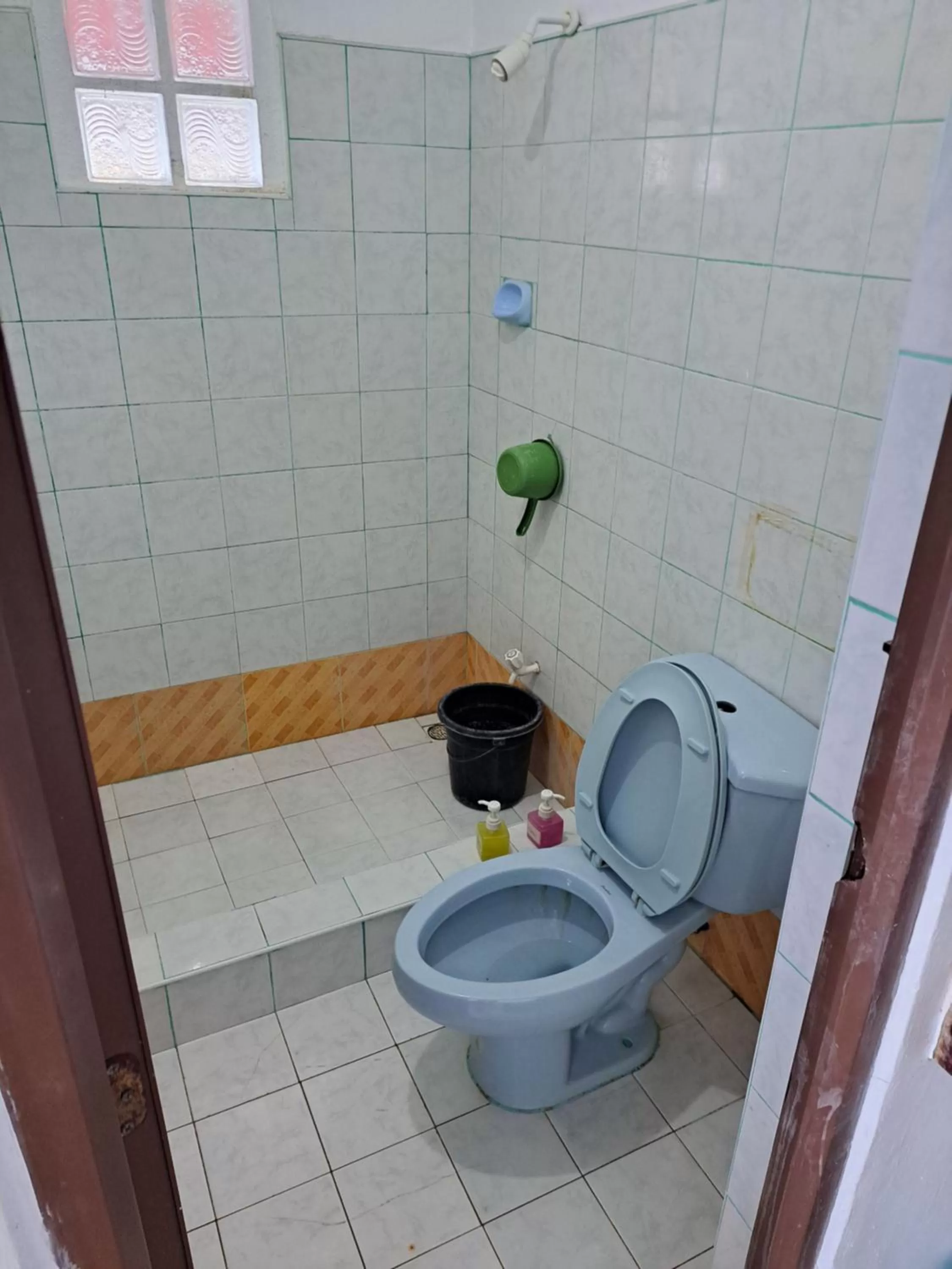 Toilet in Paseo Del Mar Seaside Inn