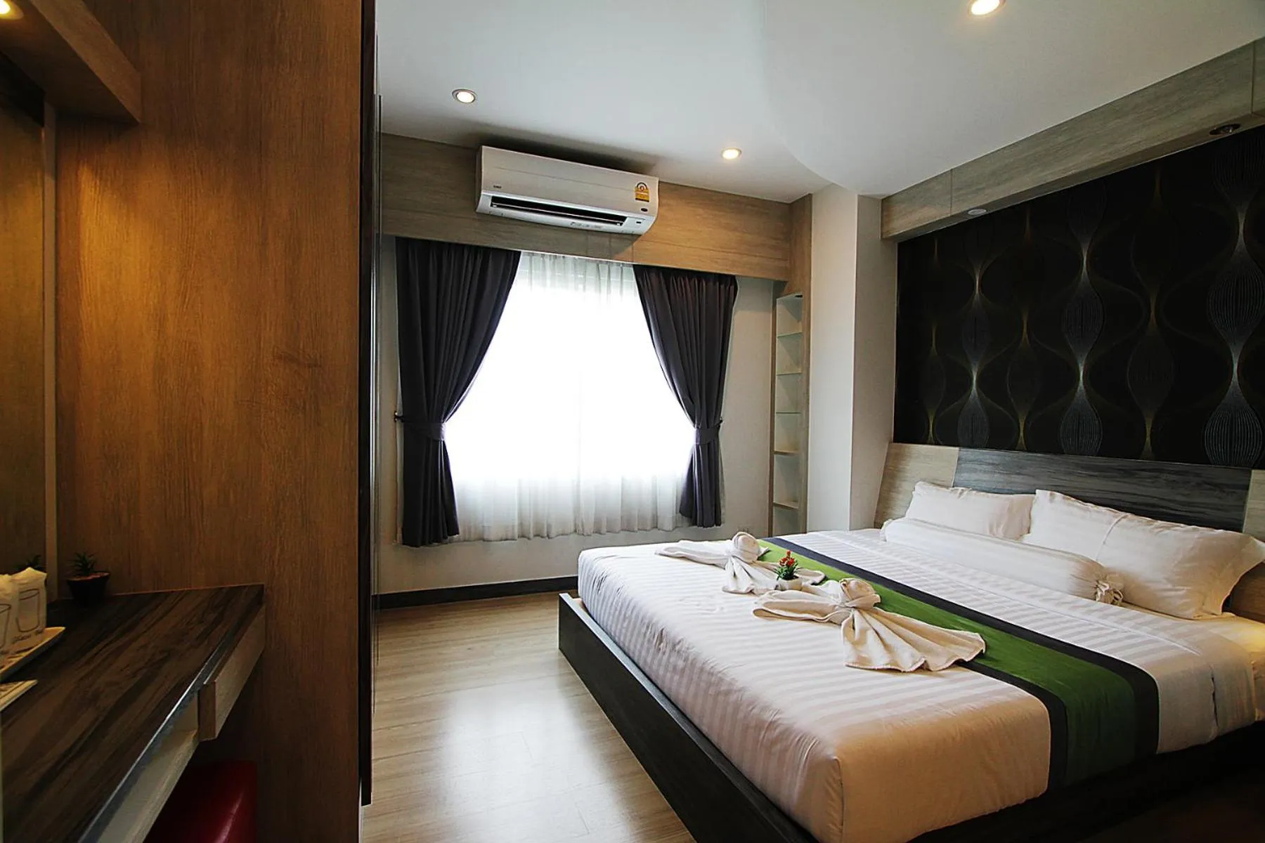 Bed in The Contrast i Hotel