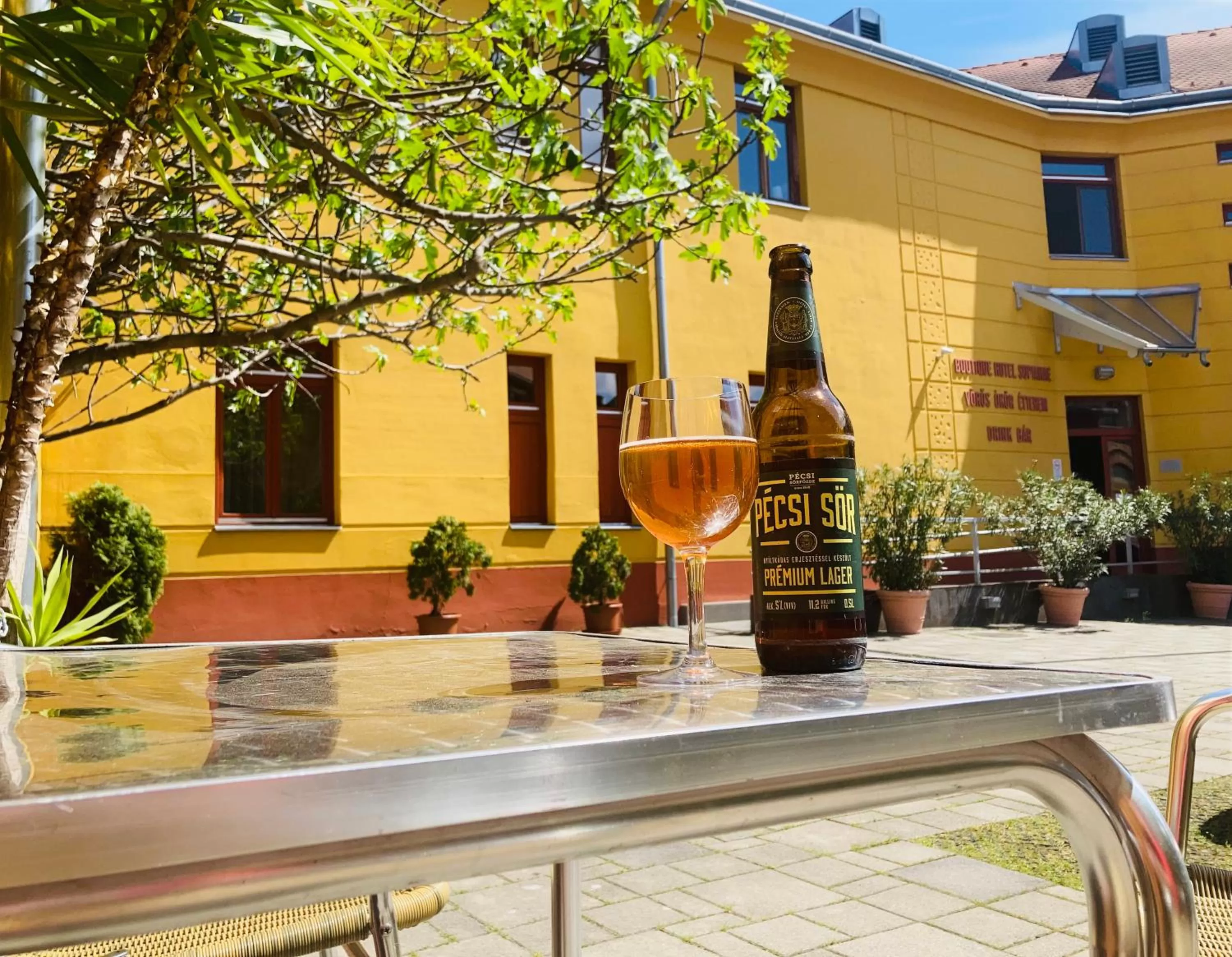 Inner courtyard view in Boutique Hotel Sopianae