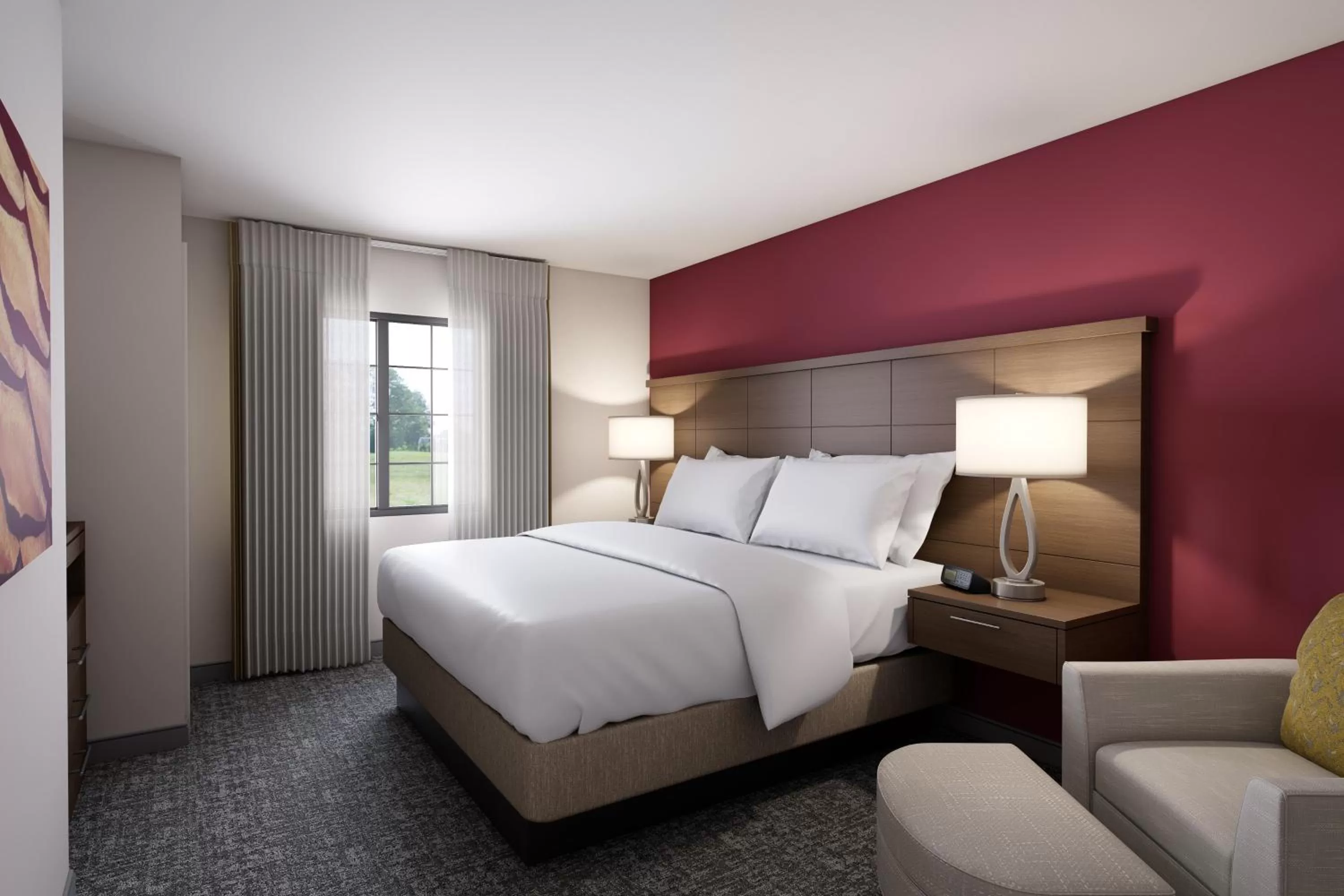 Photo of the whole room, Bed in Staybridge Suites - Houston IAH Airport East by IHG
