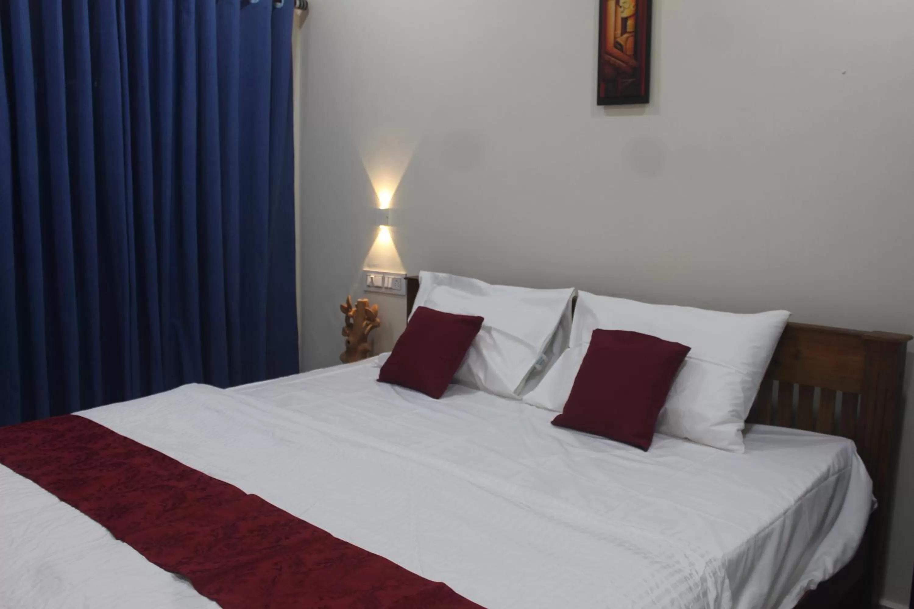 Bed in Nature Villa Kochi