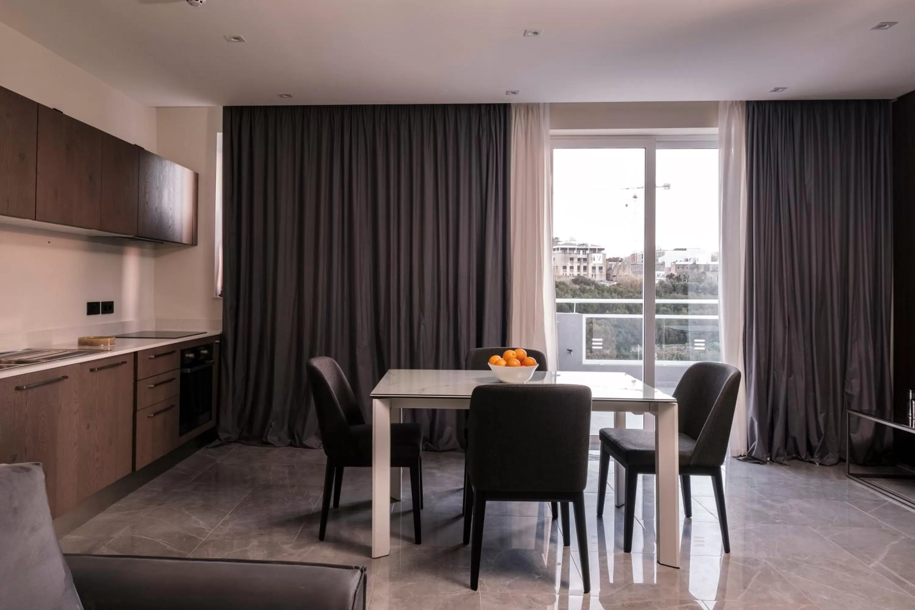 Kitchen or kitchenette in Urban Valley Resort & Spa