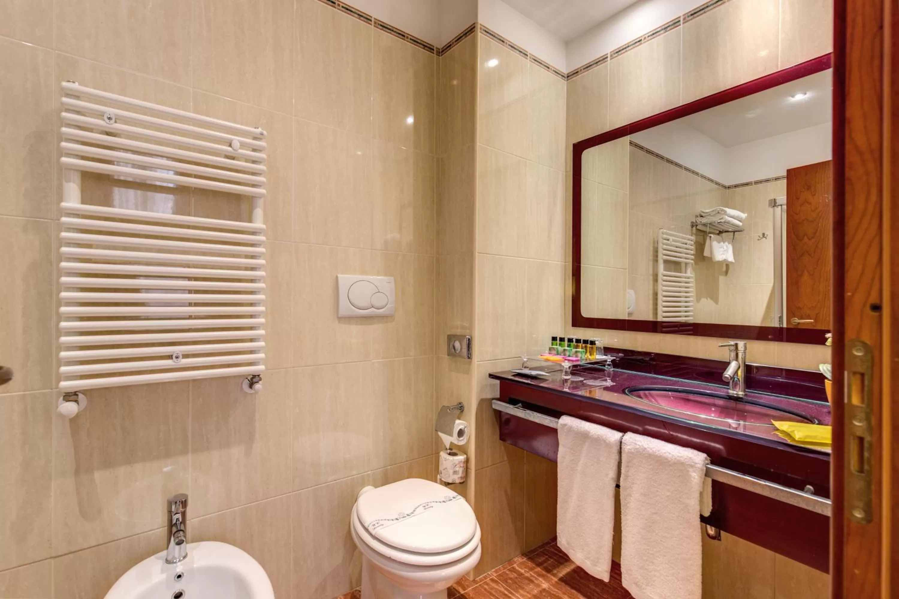 Toilet in Augusta Lucilla Palace