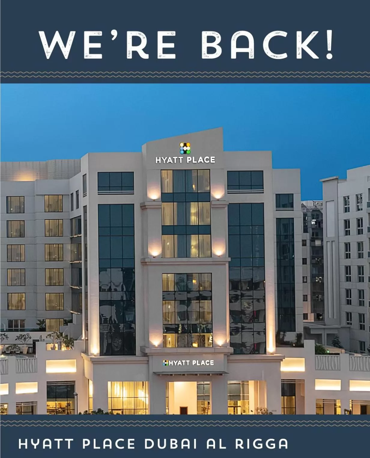 Property Building in Hyatt Place Dubai Al Rigga Residences