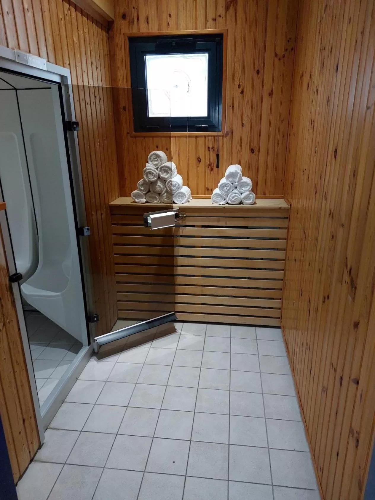 Sauna in Hotel Le Paddock