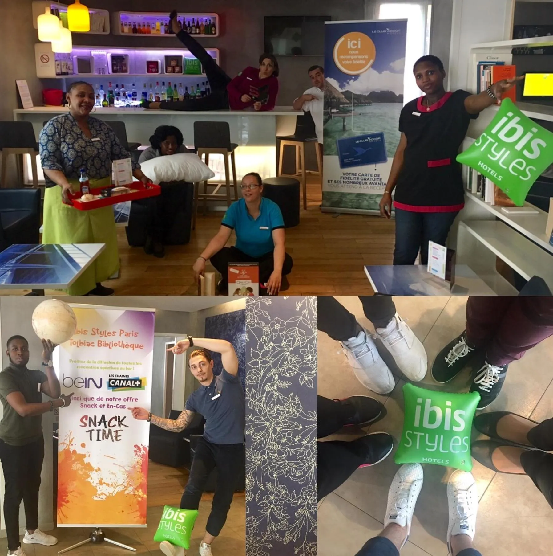 Staff in ibis Styles Paris Tolbiac Bibliotheque