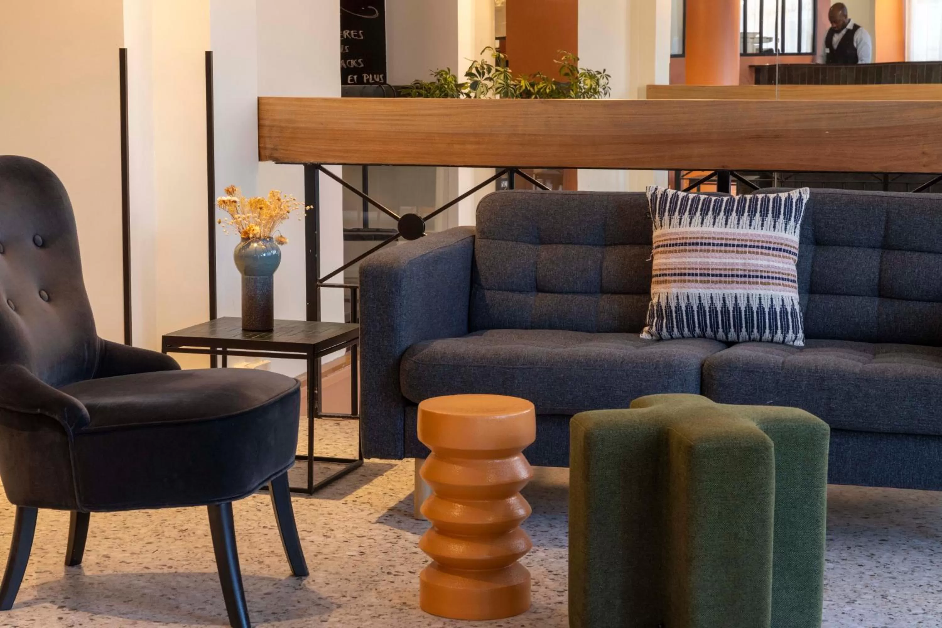 Seating area in Hotel de l'Aqueduc