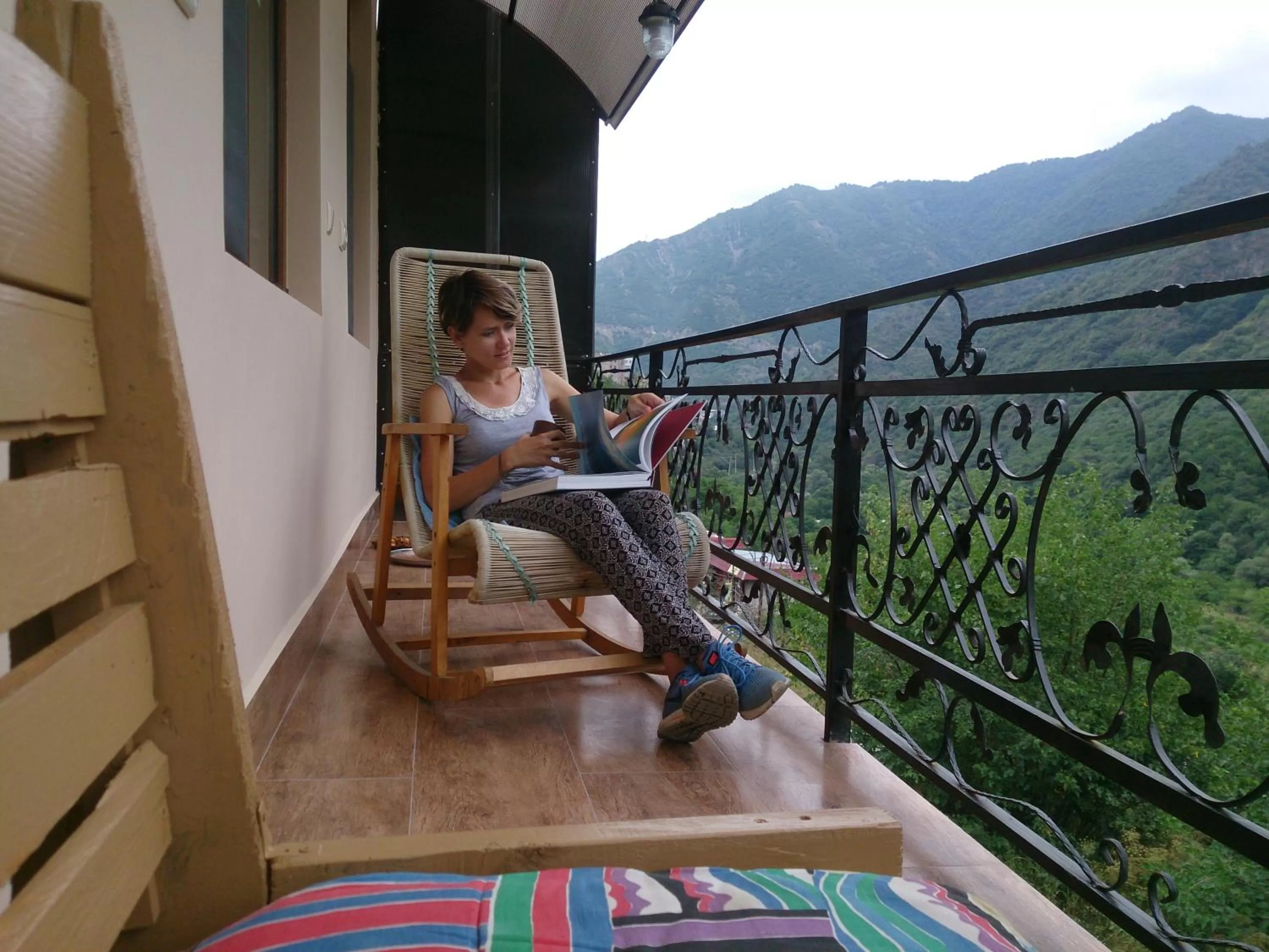 Balcony/Terrace in IRIS B&B in DEBED CANYON