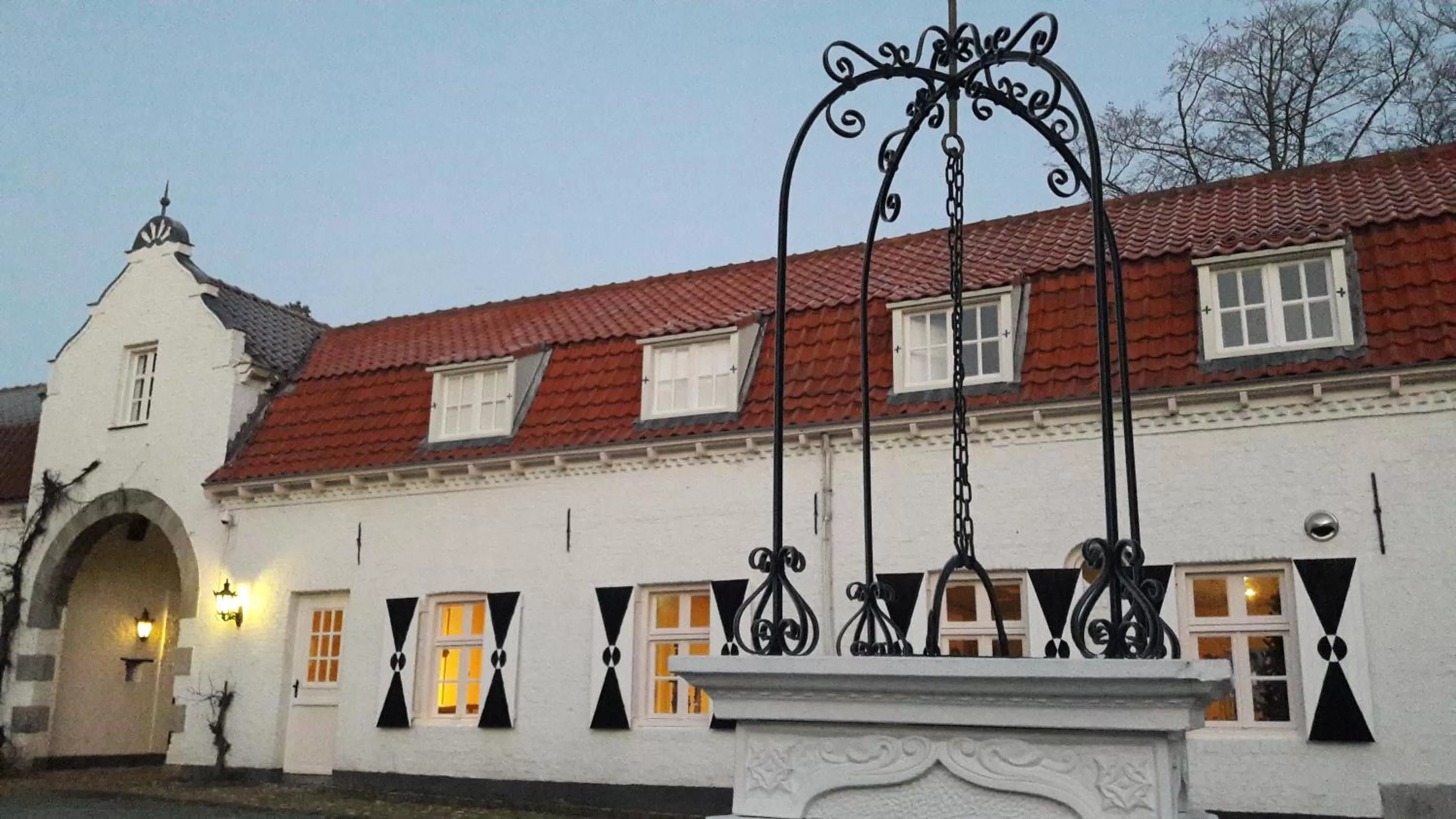 Facade/entrance in Kasteel Aldenghoor