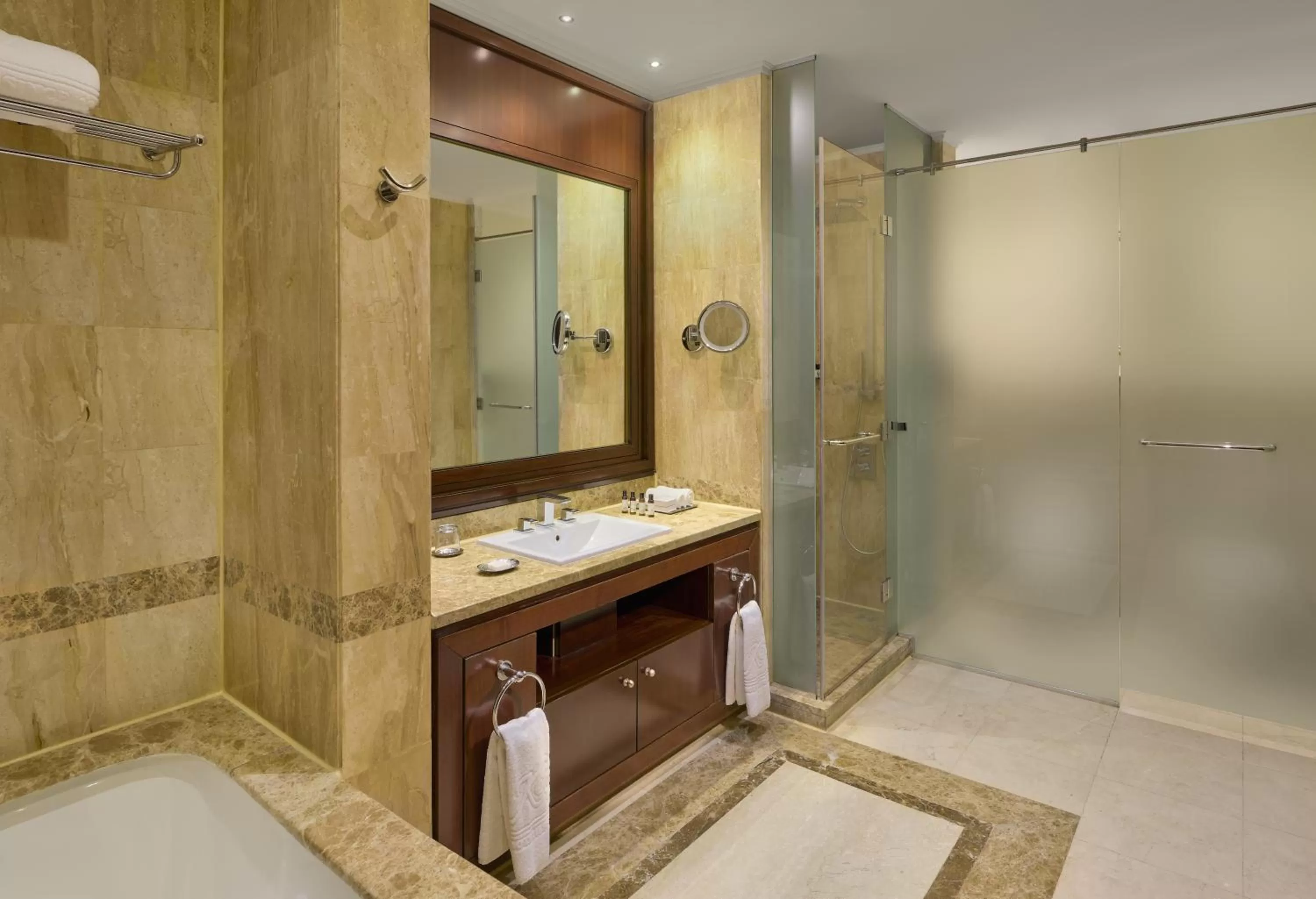 Shower in Royal Maxim Palace Kempinski Cairo