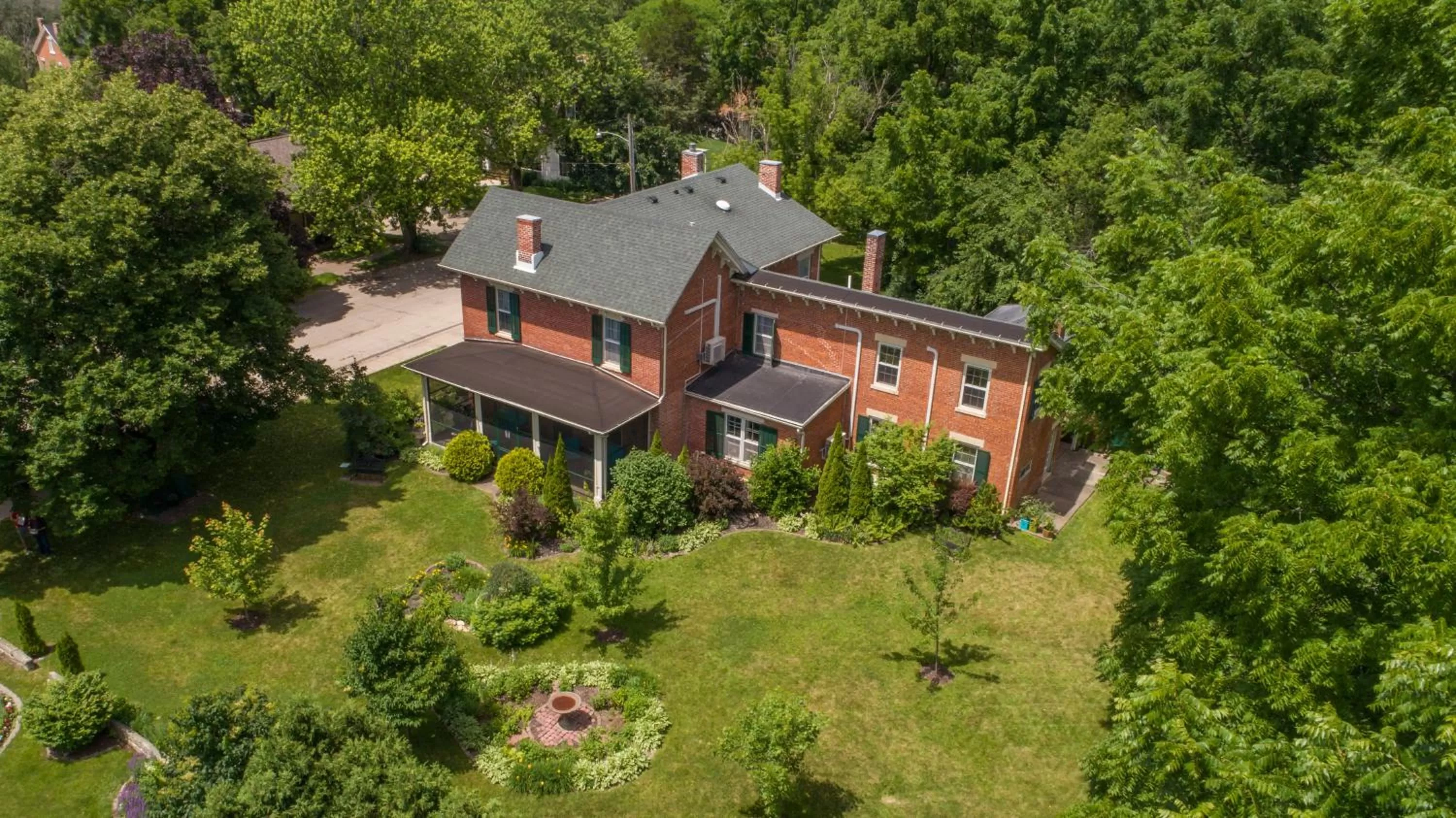 Bird's eye view in Aldrich Guest House
