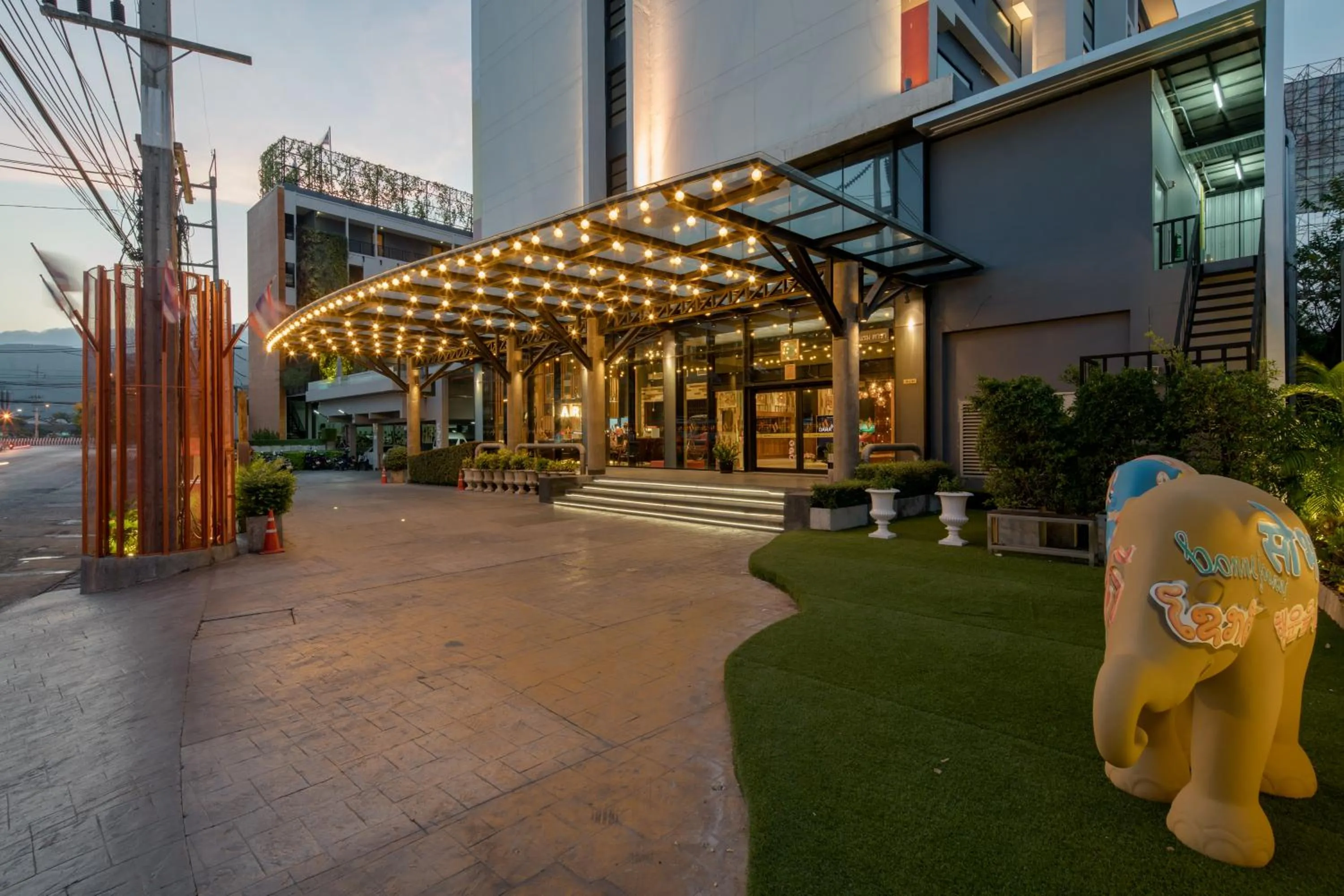 Facade/entrance in DARA Hotel - SHA Plus