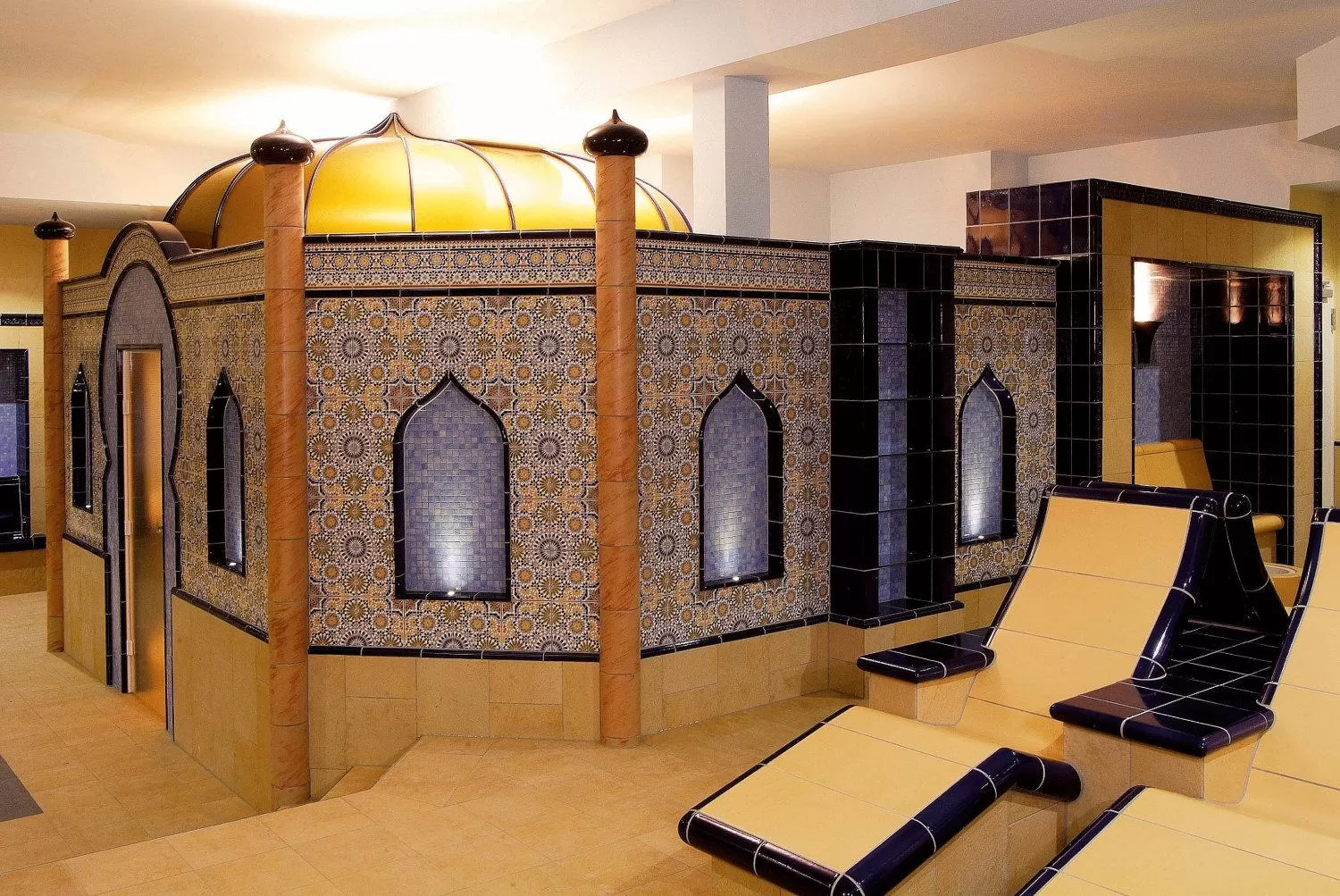 Spa and wellness centre/facilities in Sieben Welten Hotel & Spa Resort