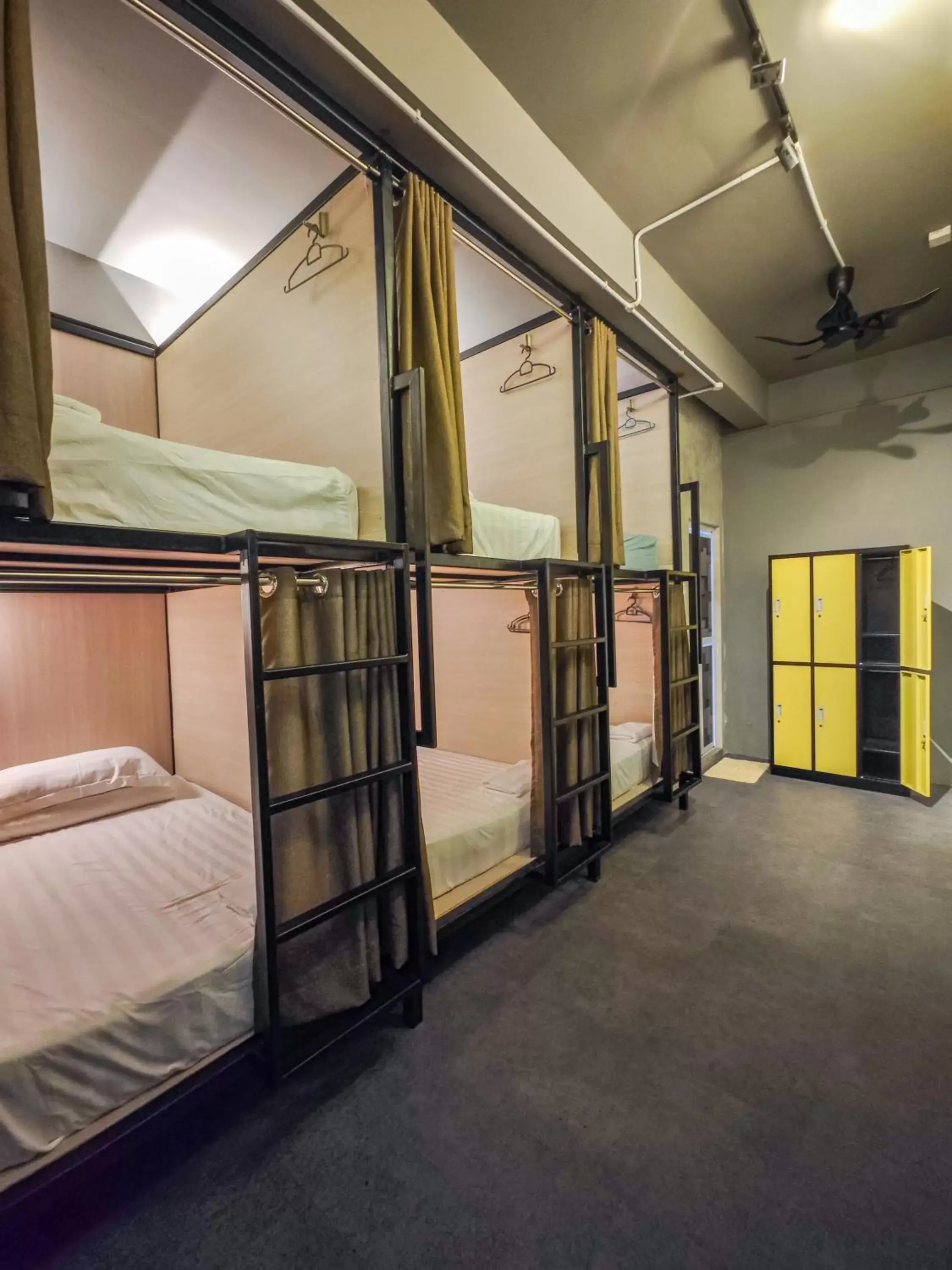 Single Bed in Male Dormitory Room in Zenz Hotel Single Bed in Male Dormitory Room in Zenz Hotel