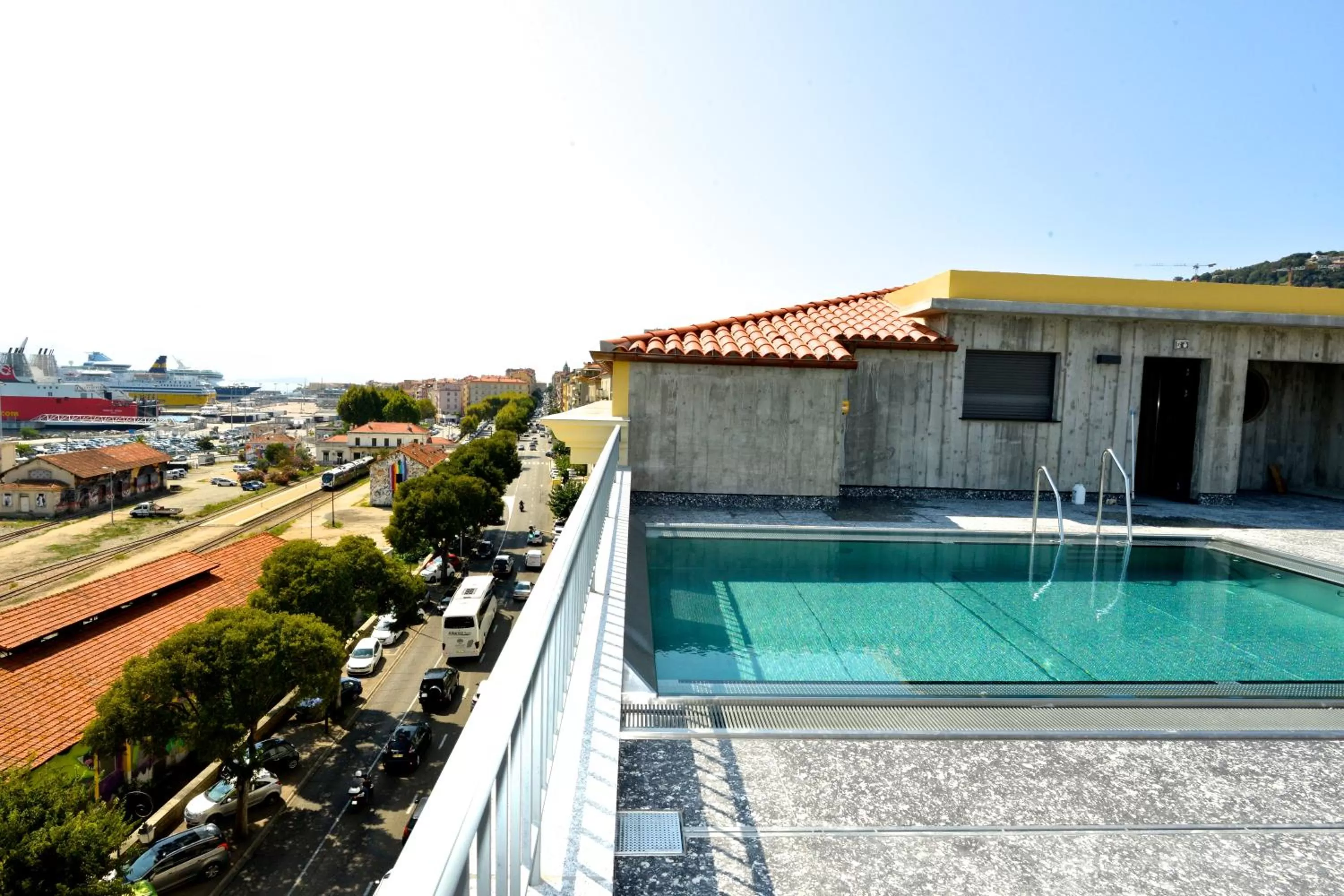 Swimming pool in ibis Styles Ajaccio Napoleon
