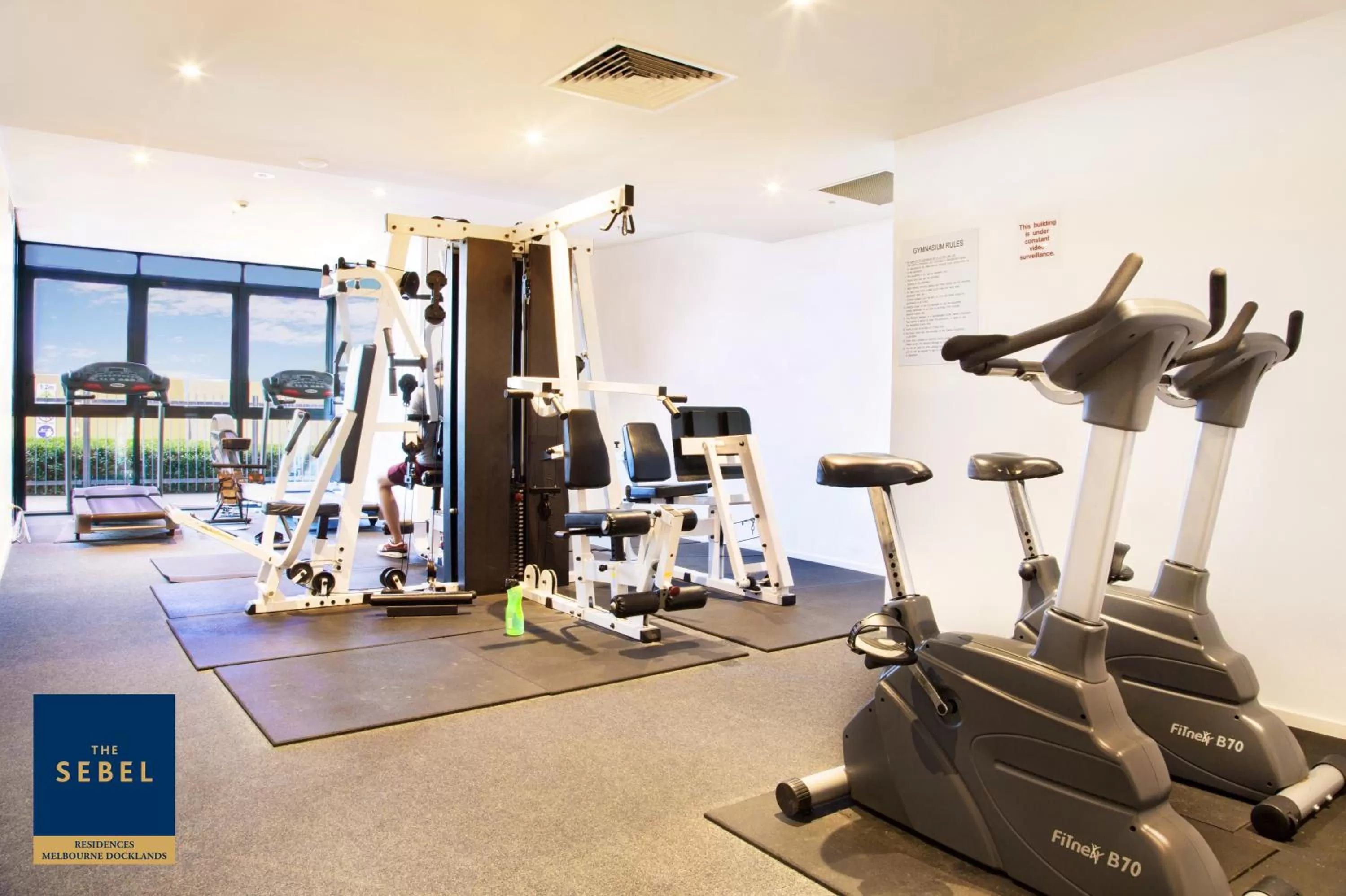 Fitness centre/facilities in The Sebel Residences Melbourne Docklands Serviced Apartments