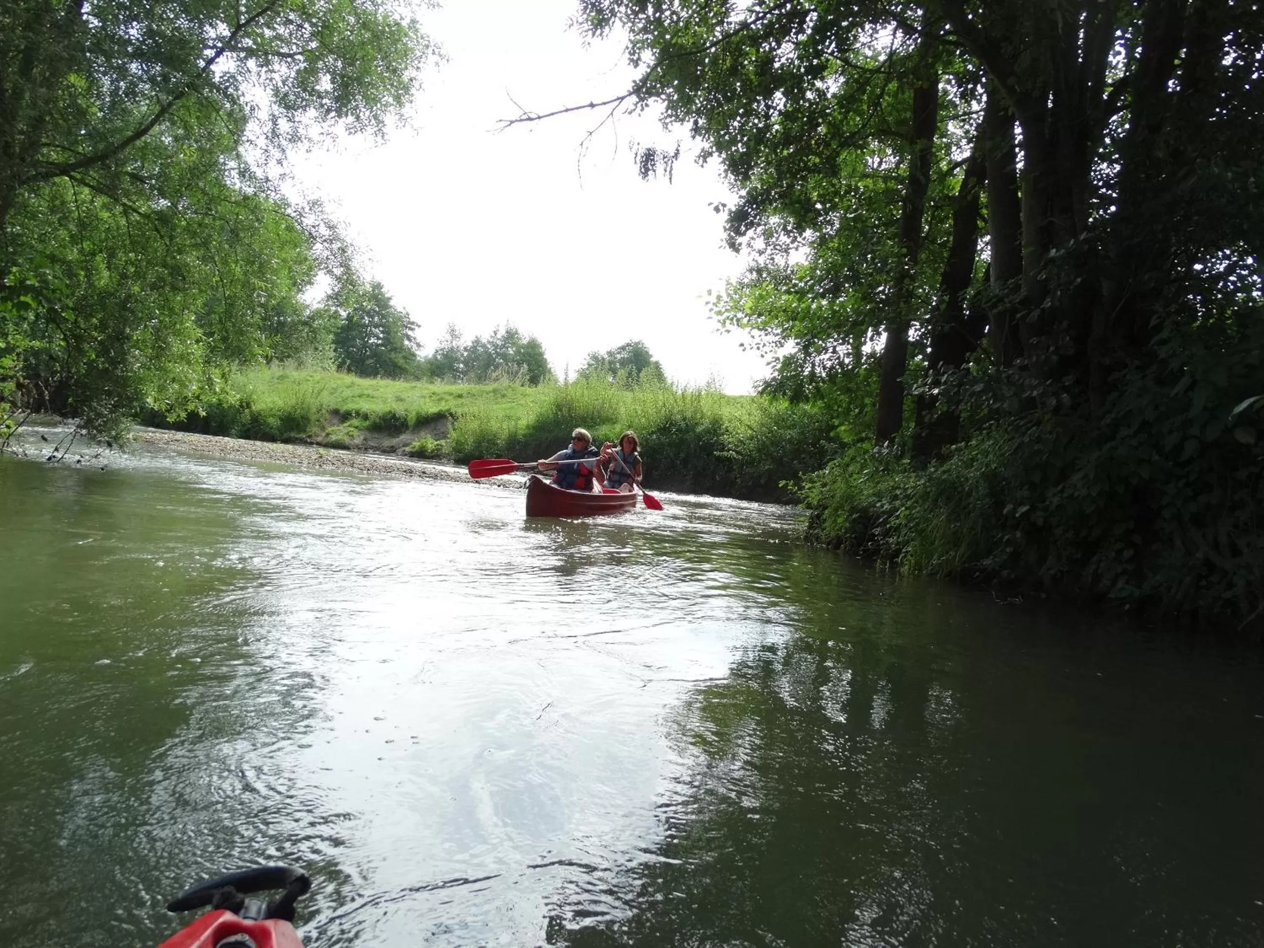 Canoeing in La Vannerie