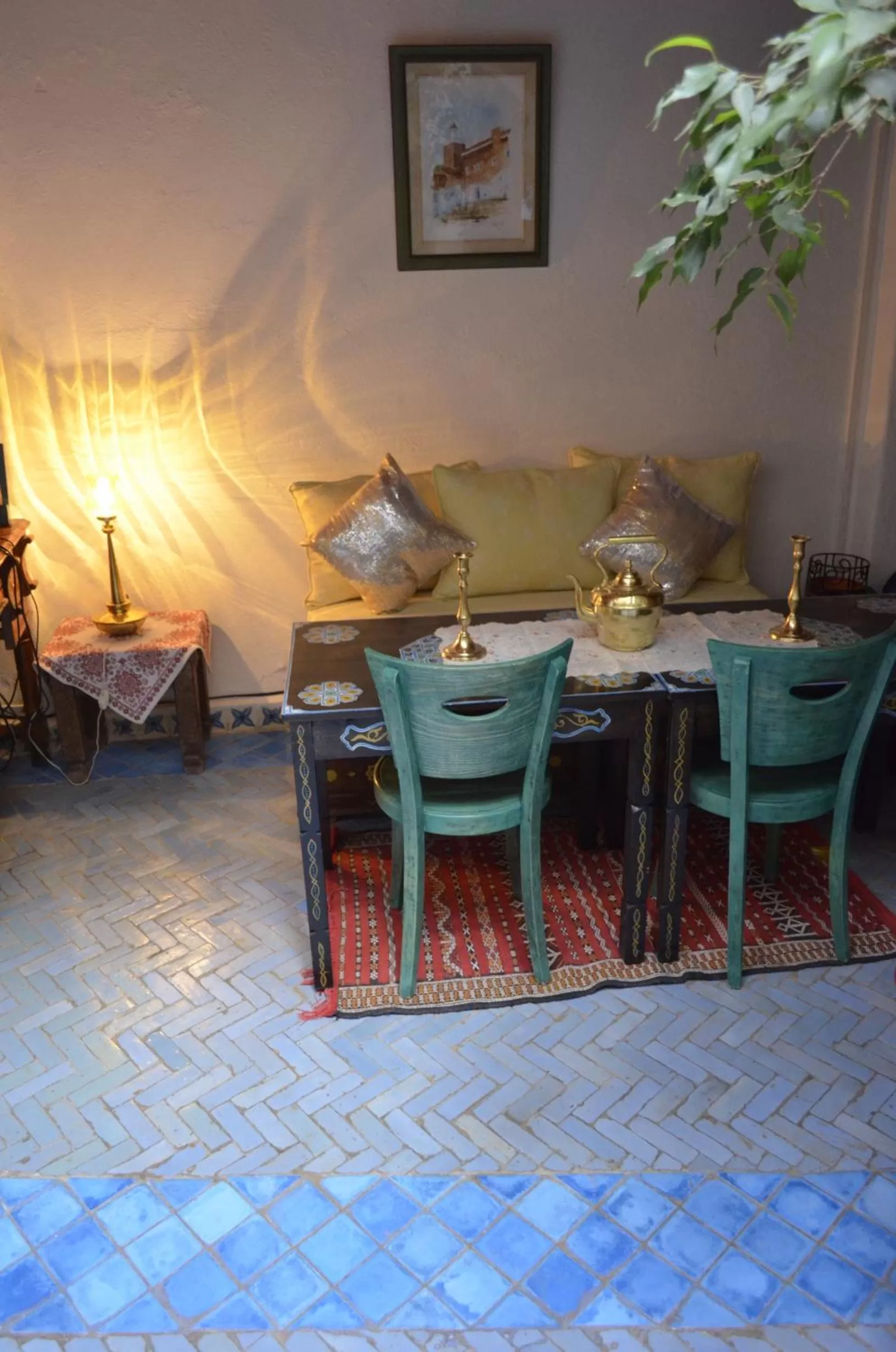 Communal lounge/ TV room, Seating Area in Dar Meziana