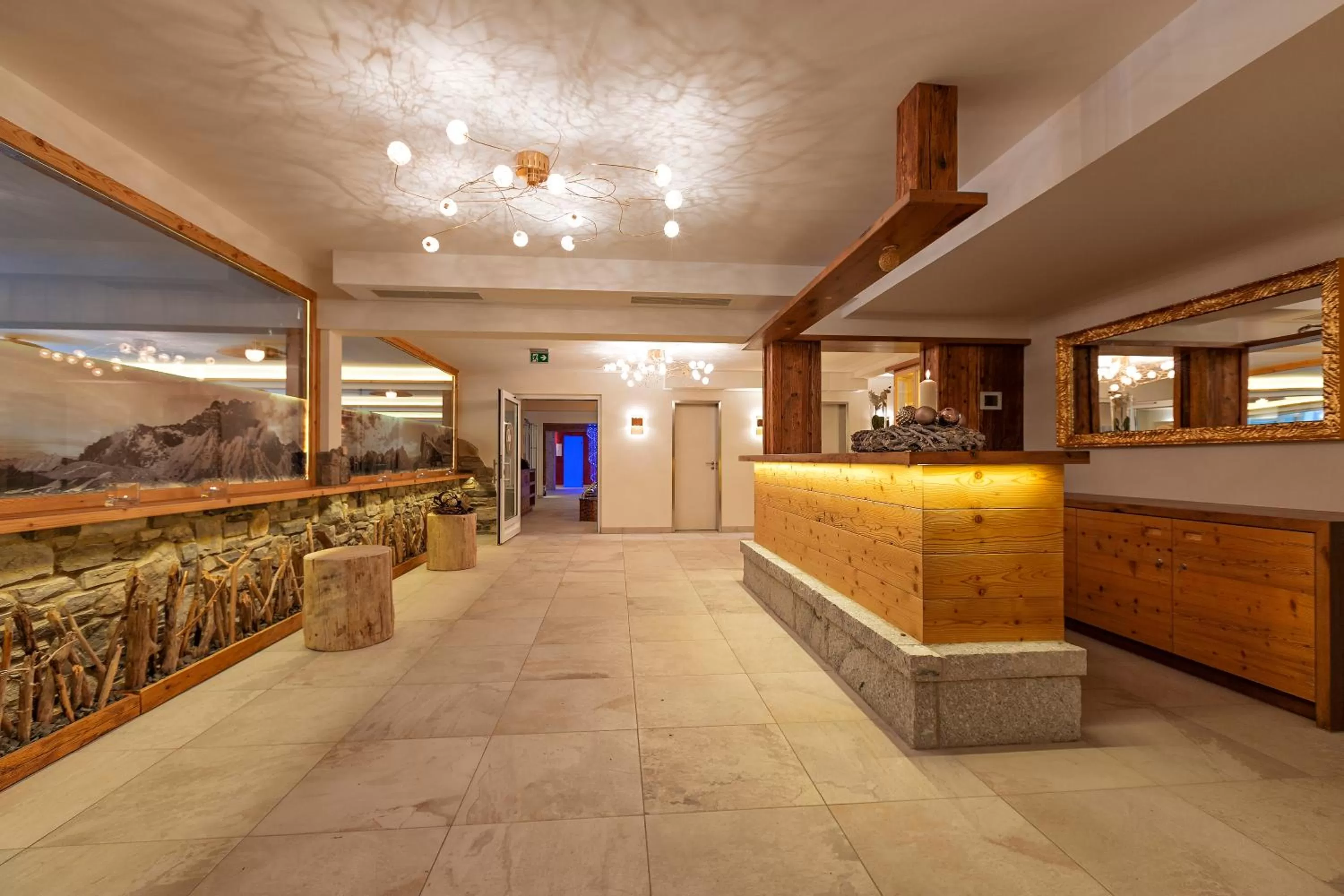Spa and wellness centre/facilities, Lobby/Reception in Aparthotel Kleinwalsertal