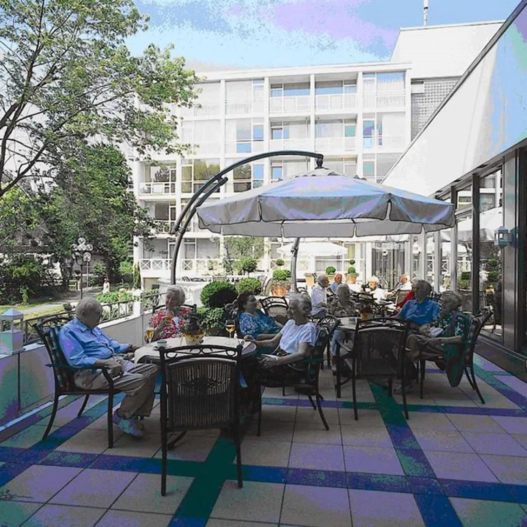 Balcony/Terrace in Residenz Am Malerwinkel