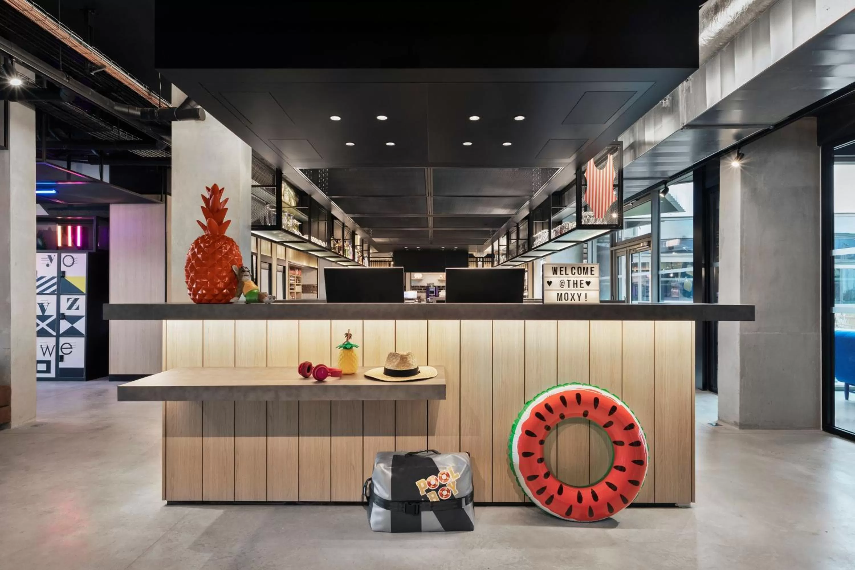 Lobby or reception in Moxy La Ciotat