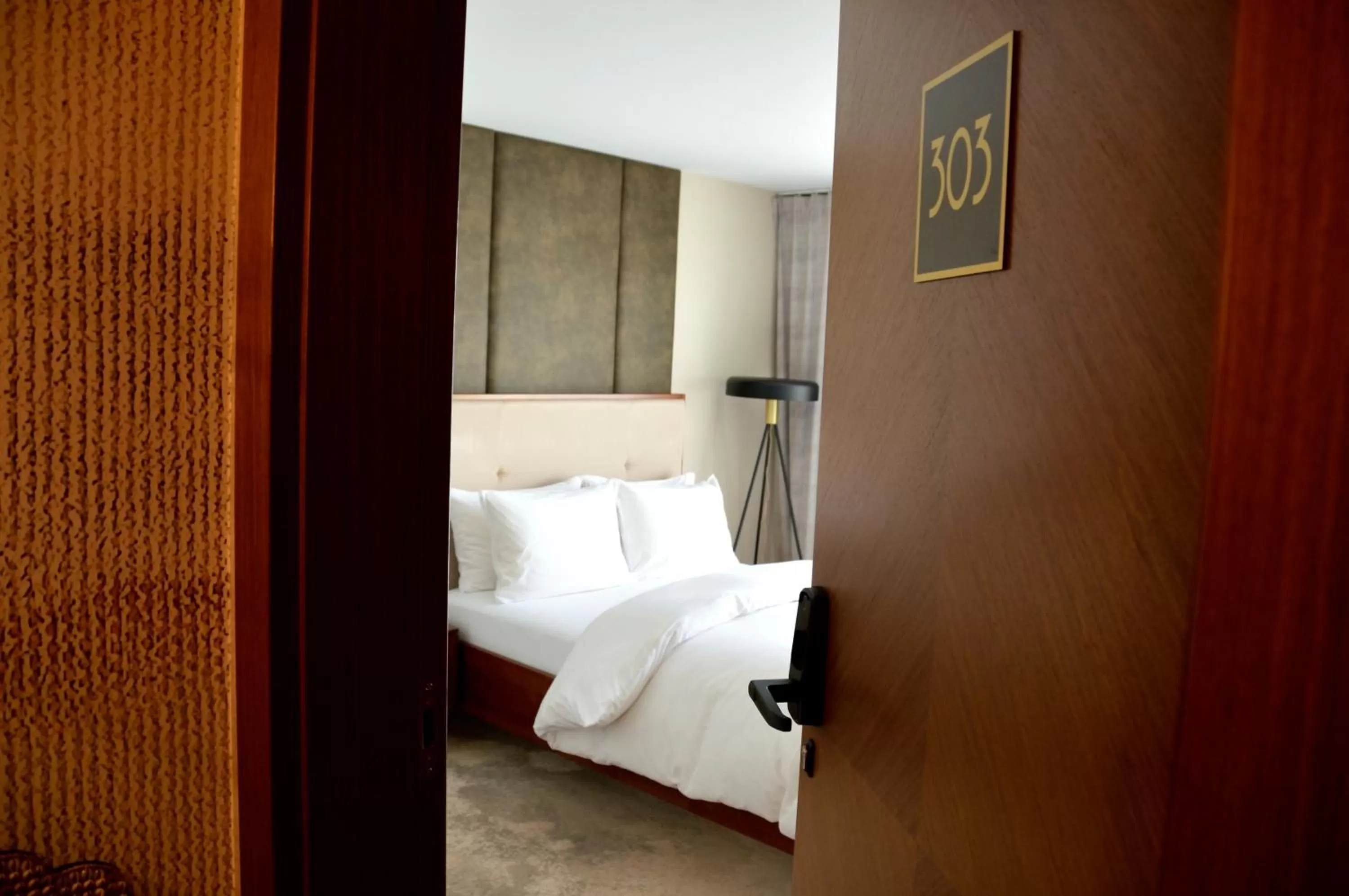 View (from property/room), Bed in BOGUSZ Wladyslawowo