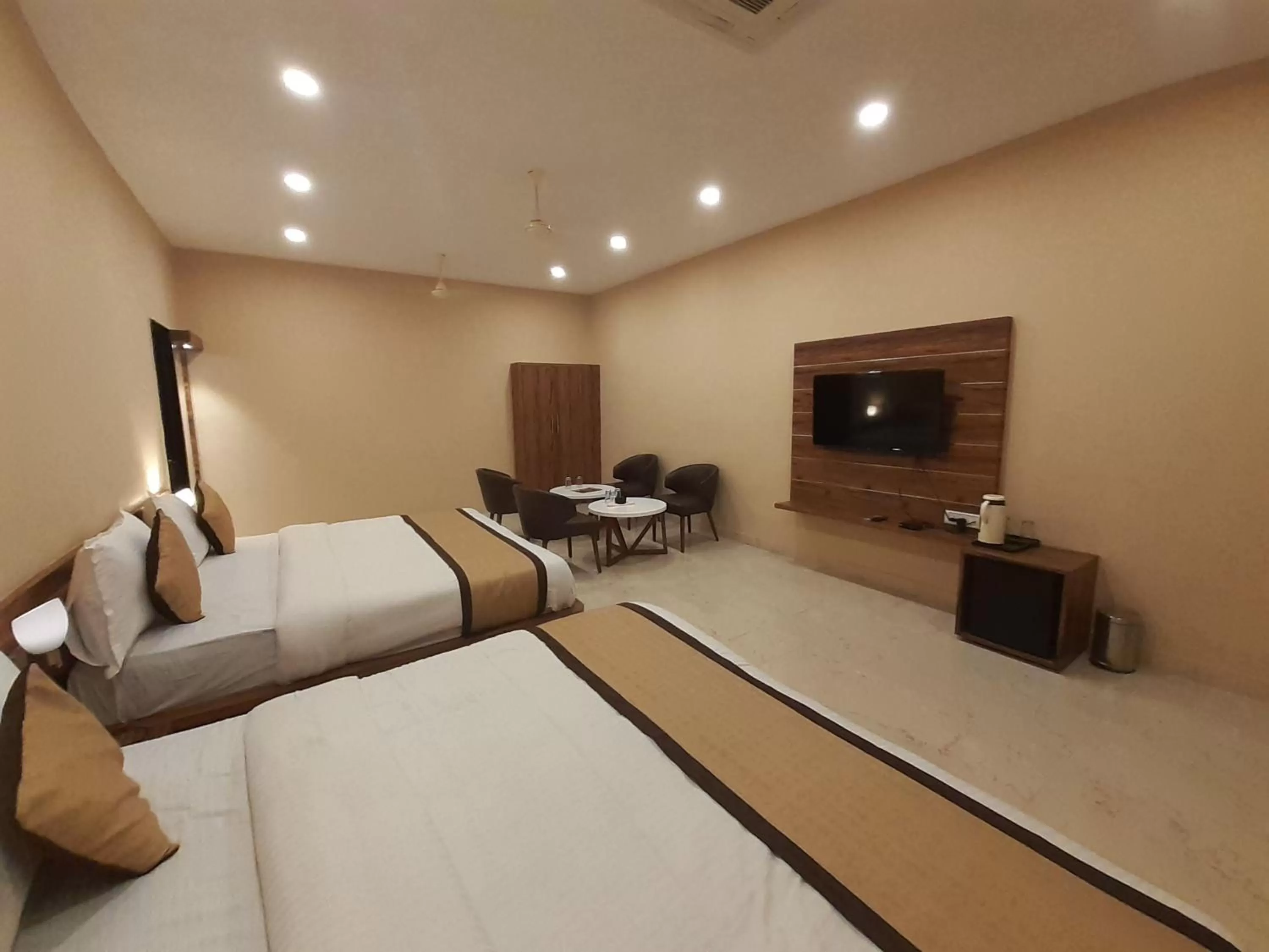 Photo of the whole room in Hotel Bharat