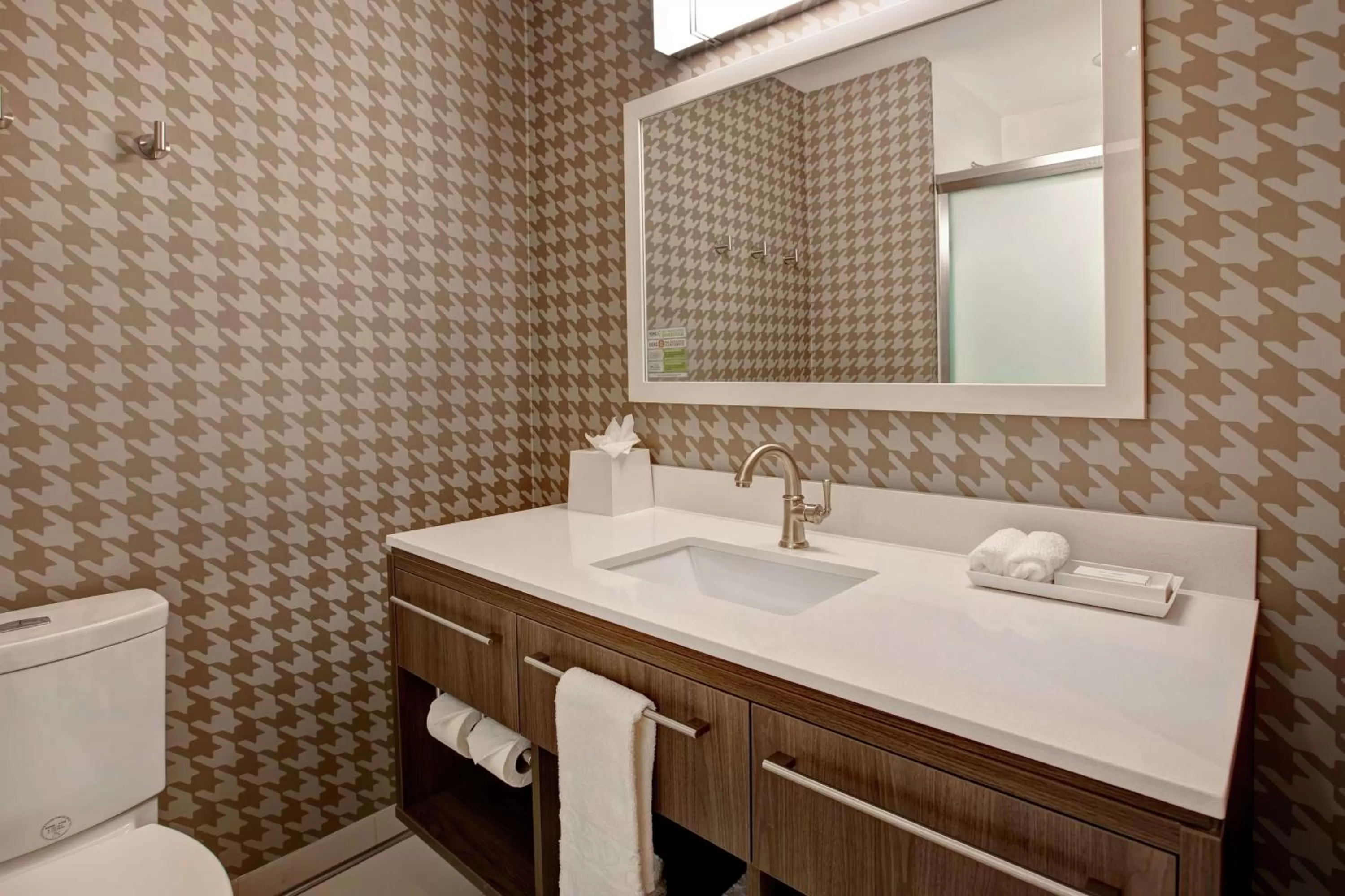 Bathroom in Home2 Suites By Hilton Charlotte Uptown