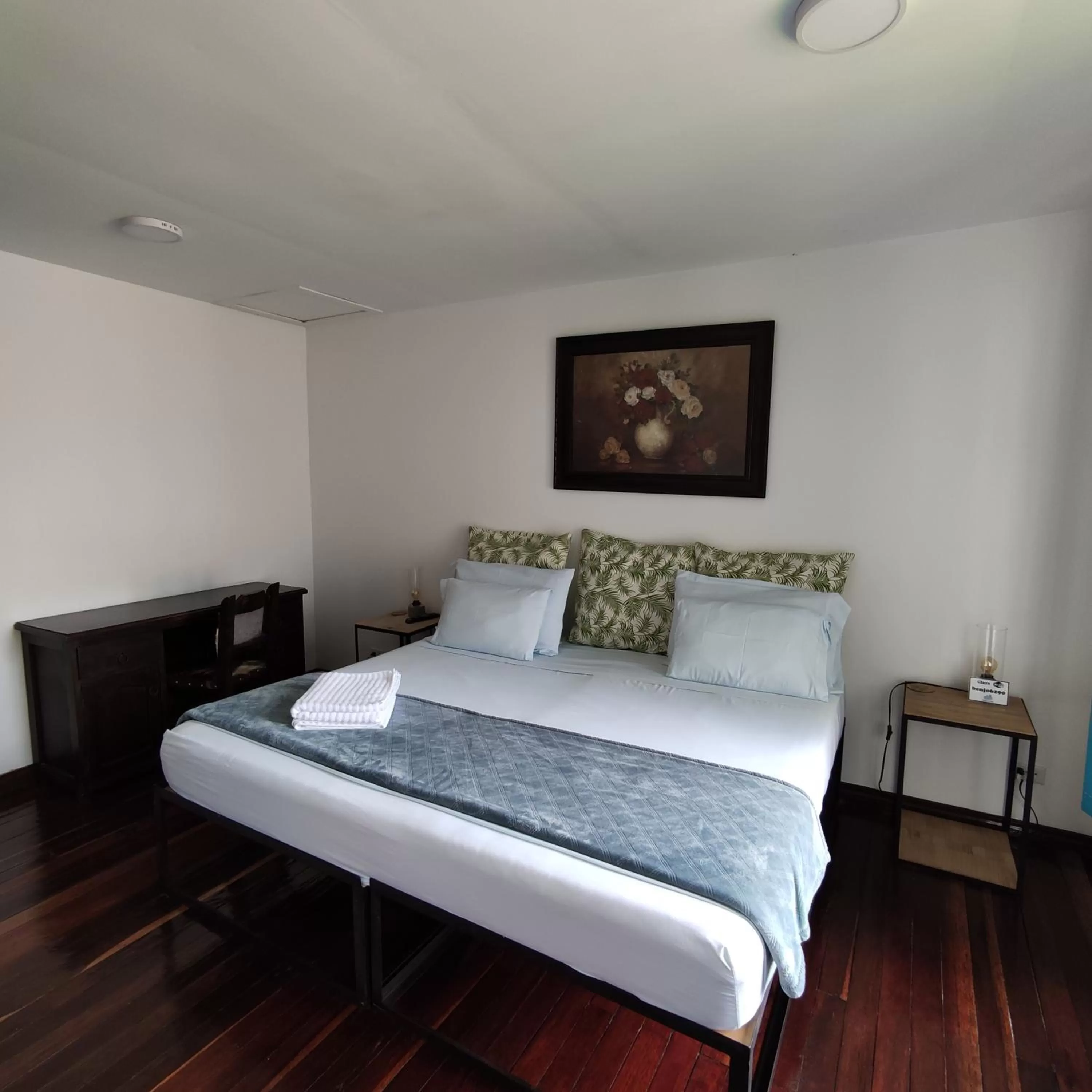 Bed in Hosteria De Mi Pueblo