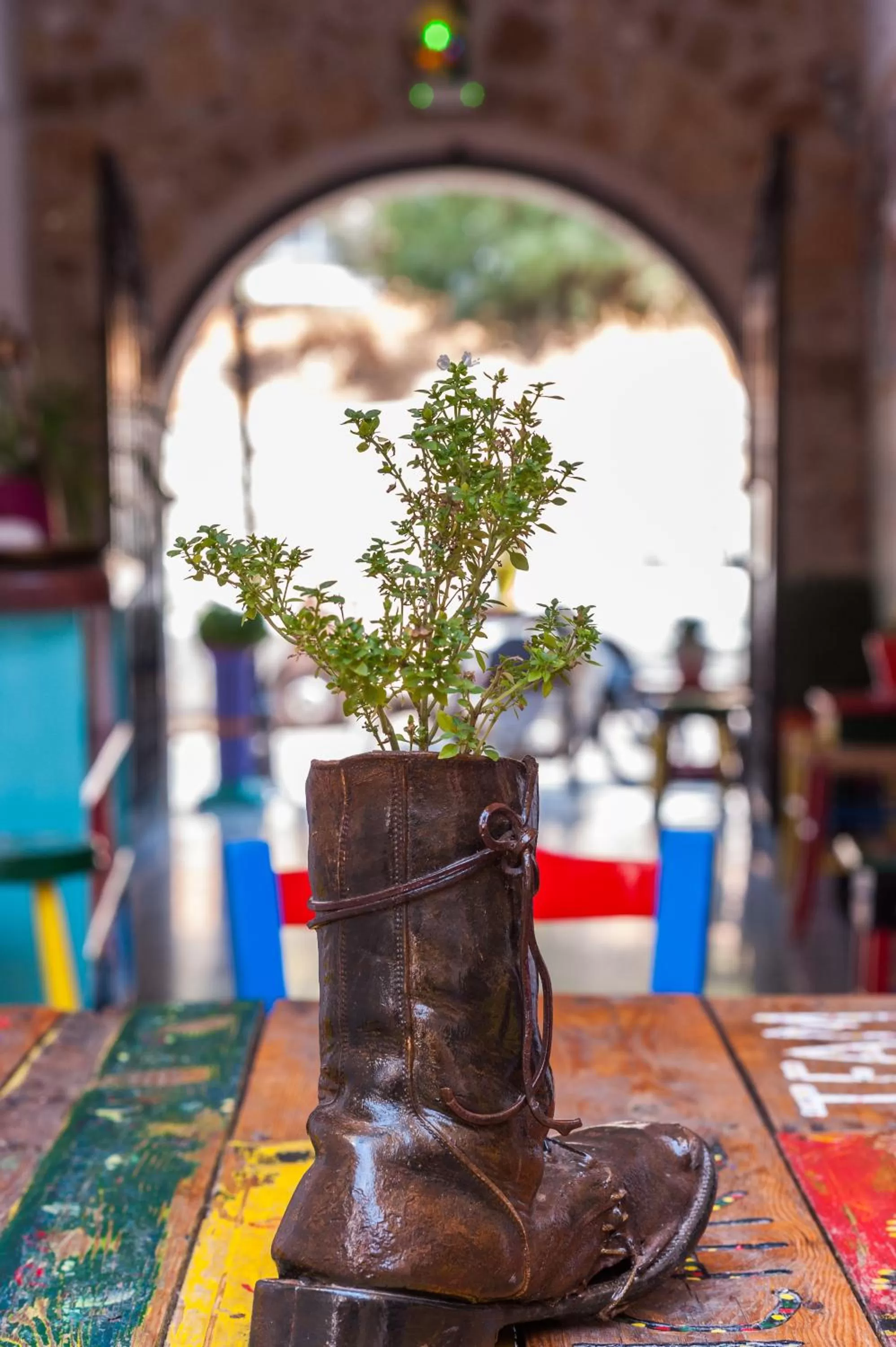 Decorative detail in Poco Loco Bed & Breakfast