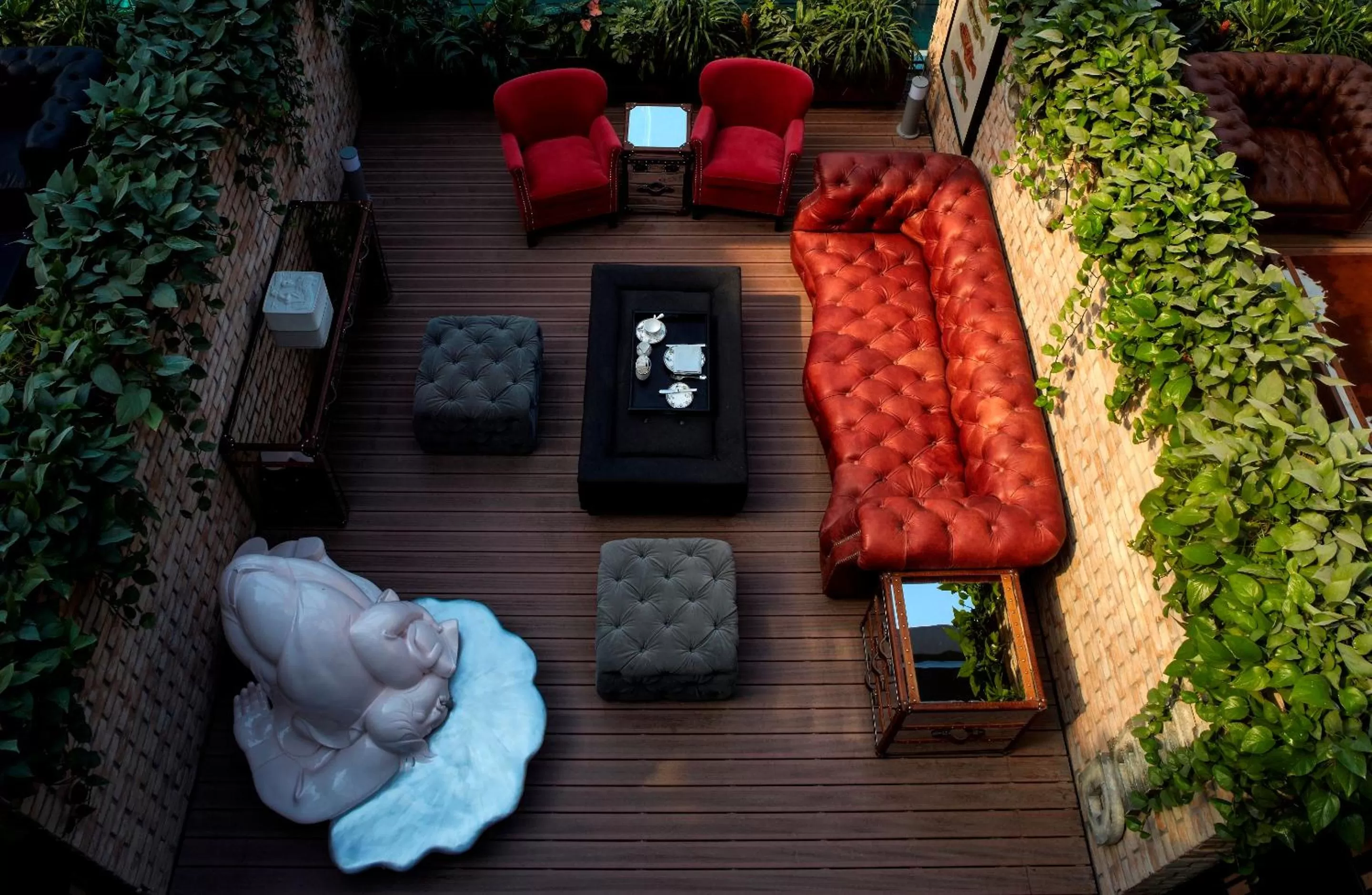 Balcony/Terrace in Hotel Éclat Beijing